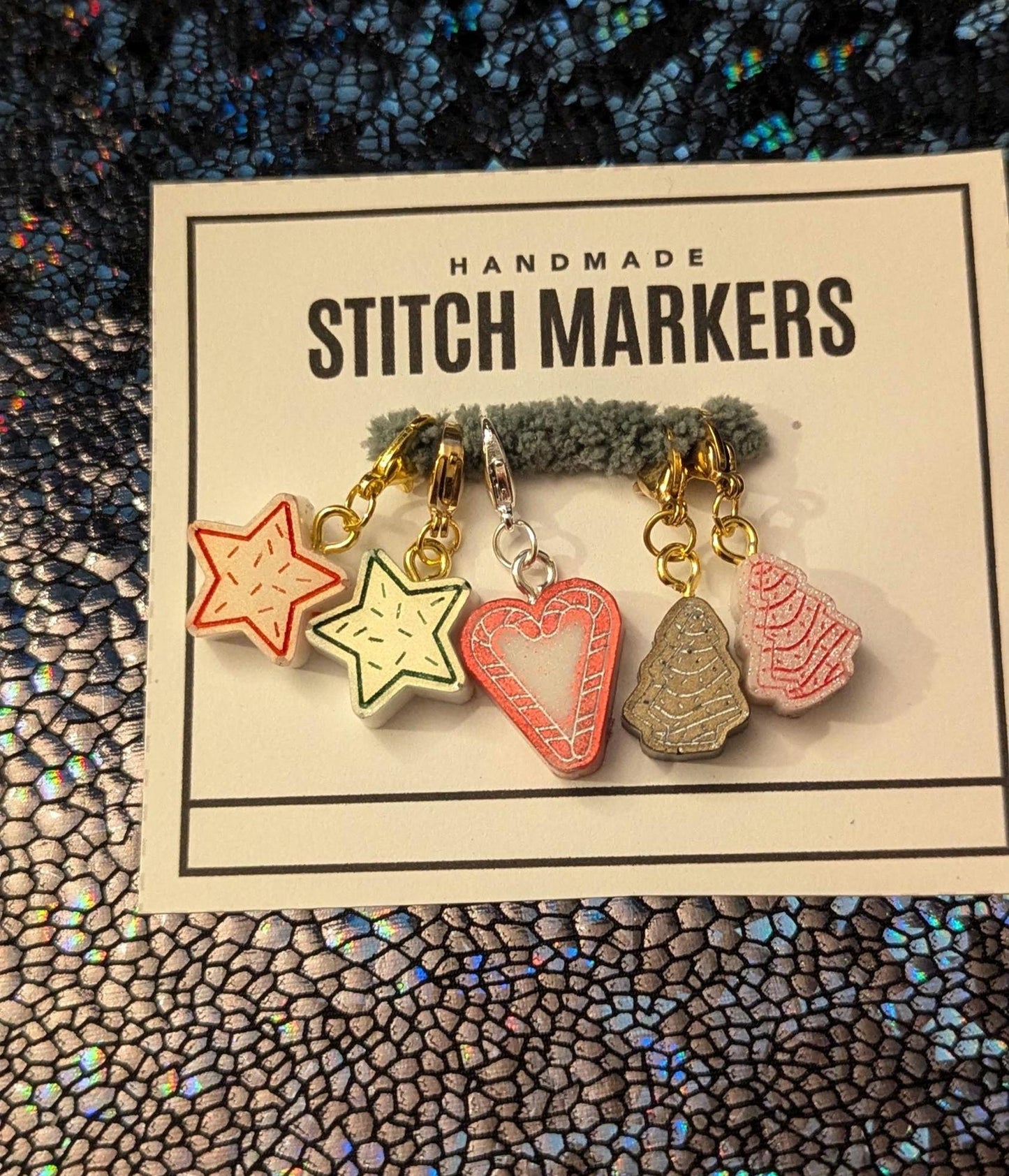Holiday Treats Stitch Markers