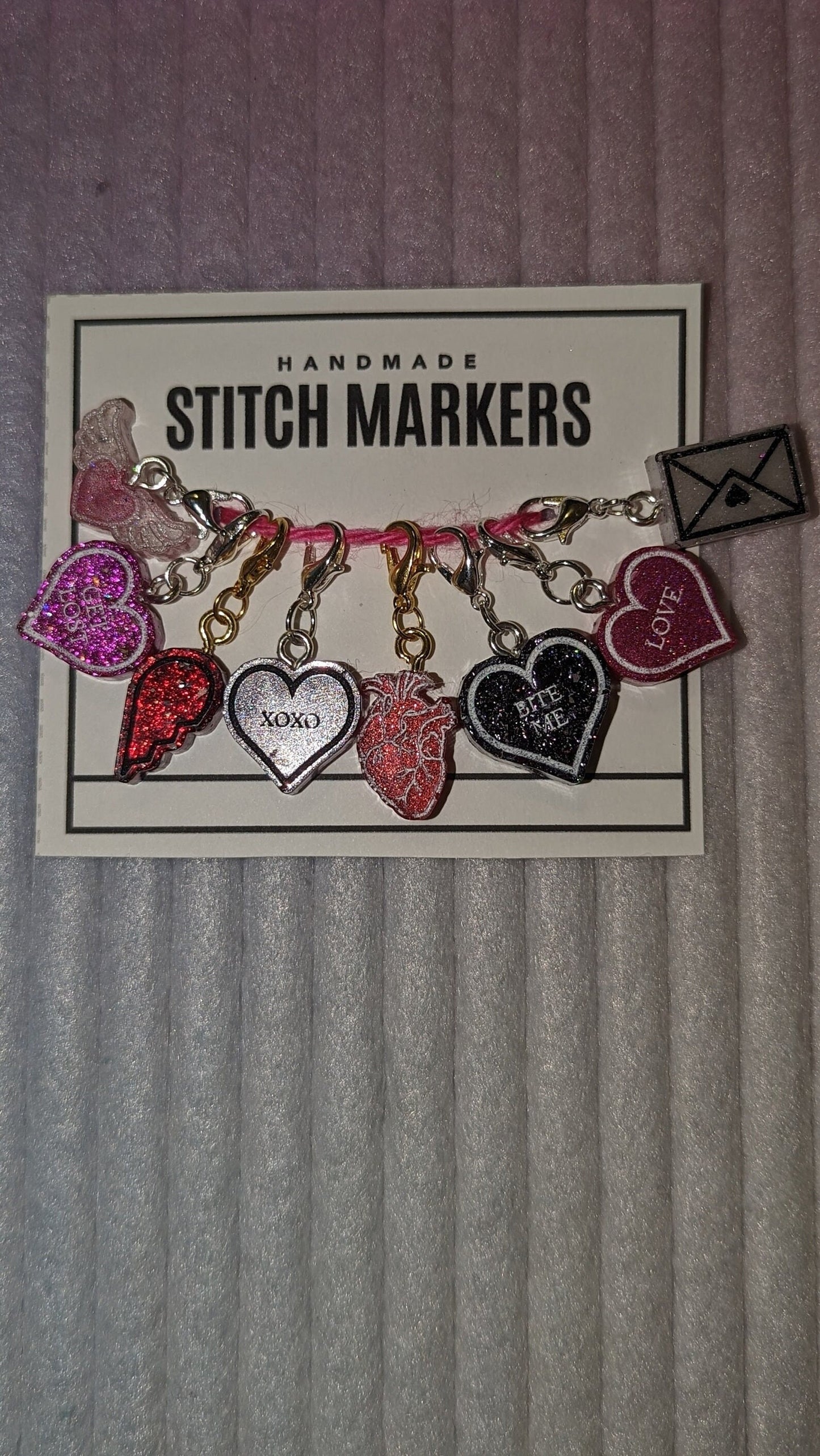 Valentine's Day Stitch Markers