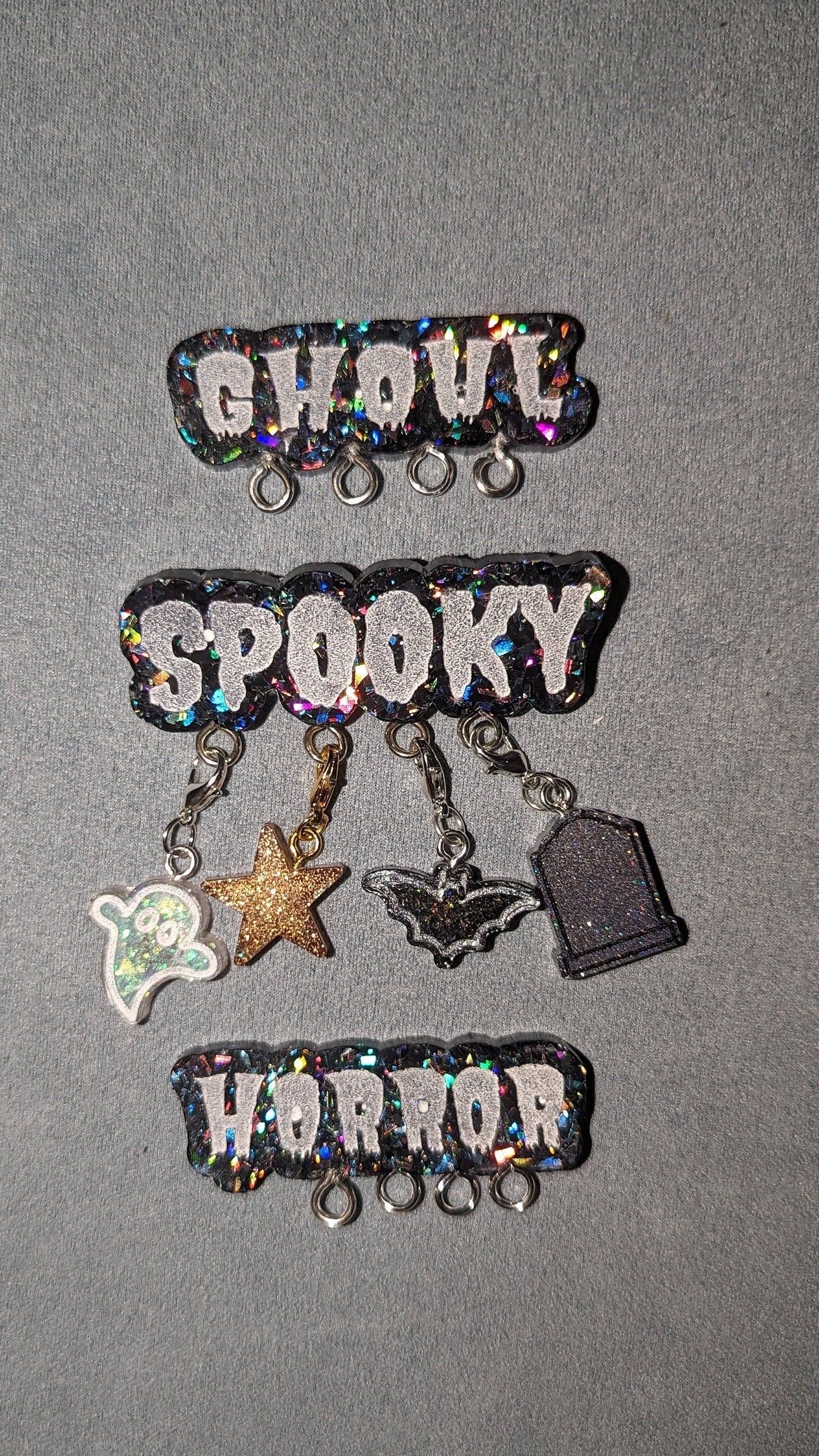 Spooky Ghoul Horror Stitch Marker Pin