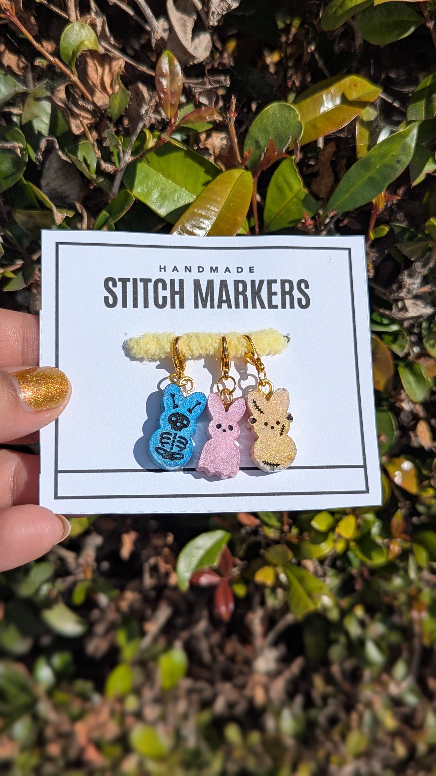 Creepy Easter Stitch Markers