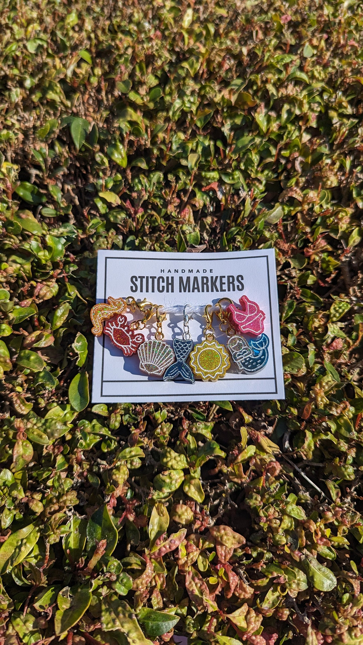 Summer Beach Stitch Markers