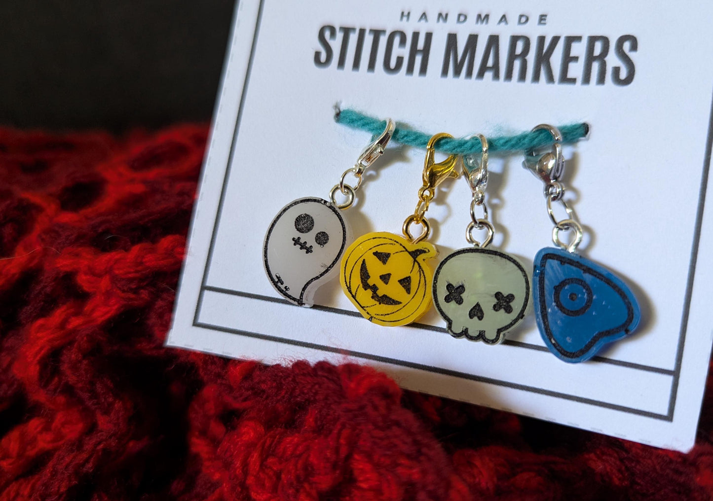 Glow in the Dark Halloween Stitch Markers