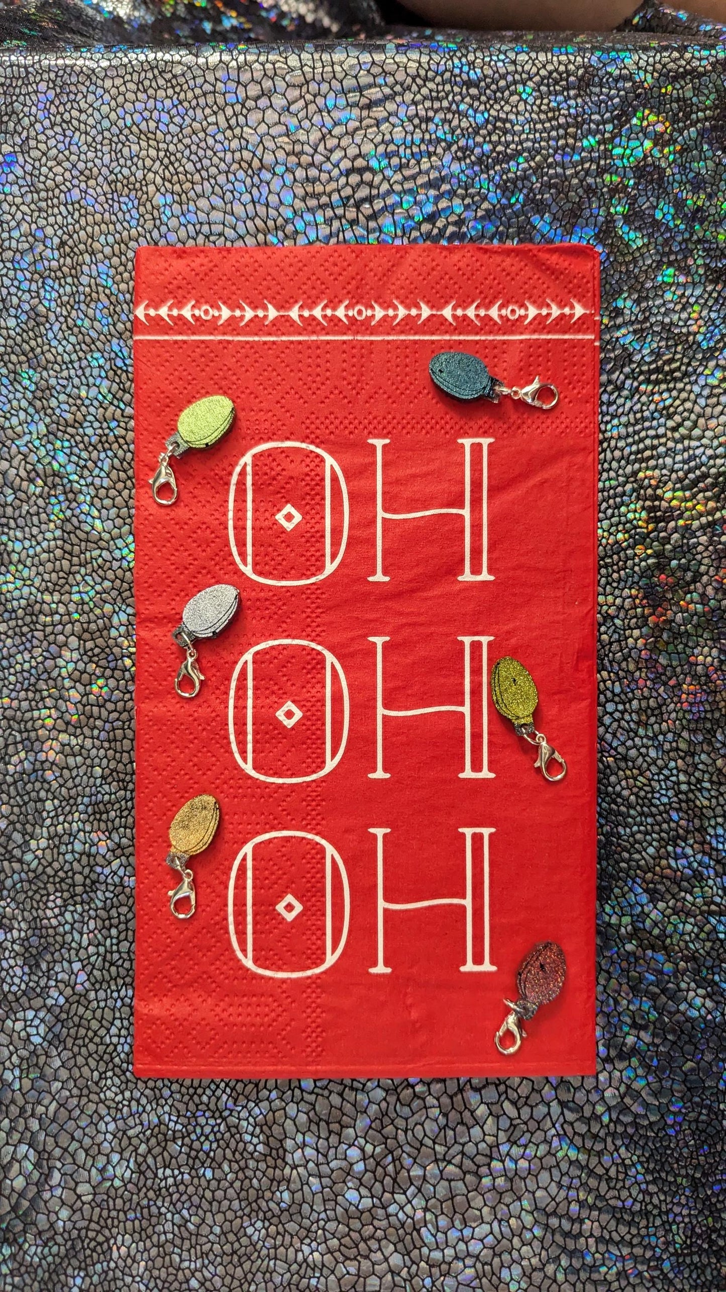 Christmas Lights Stitch Markers