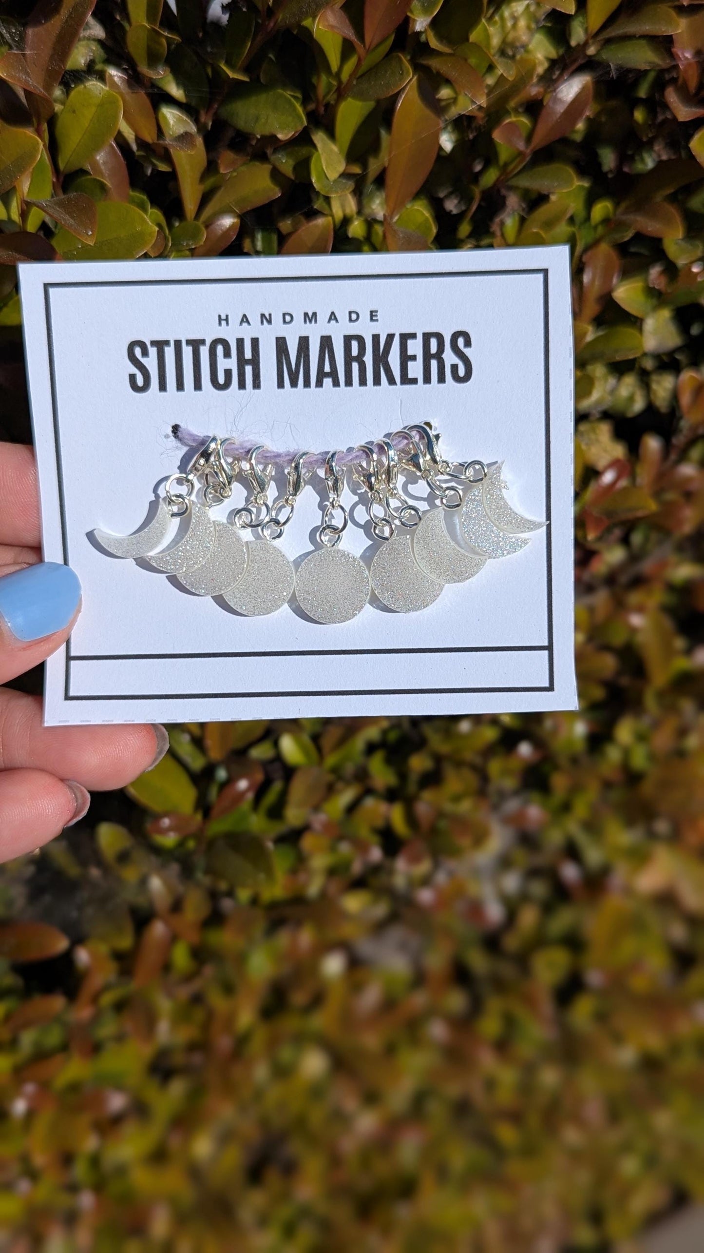 Moon Phase Stitch Markers