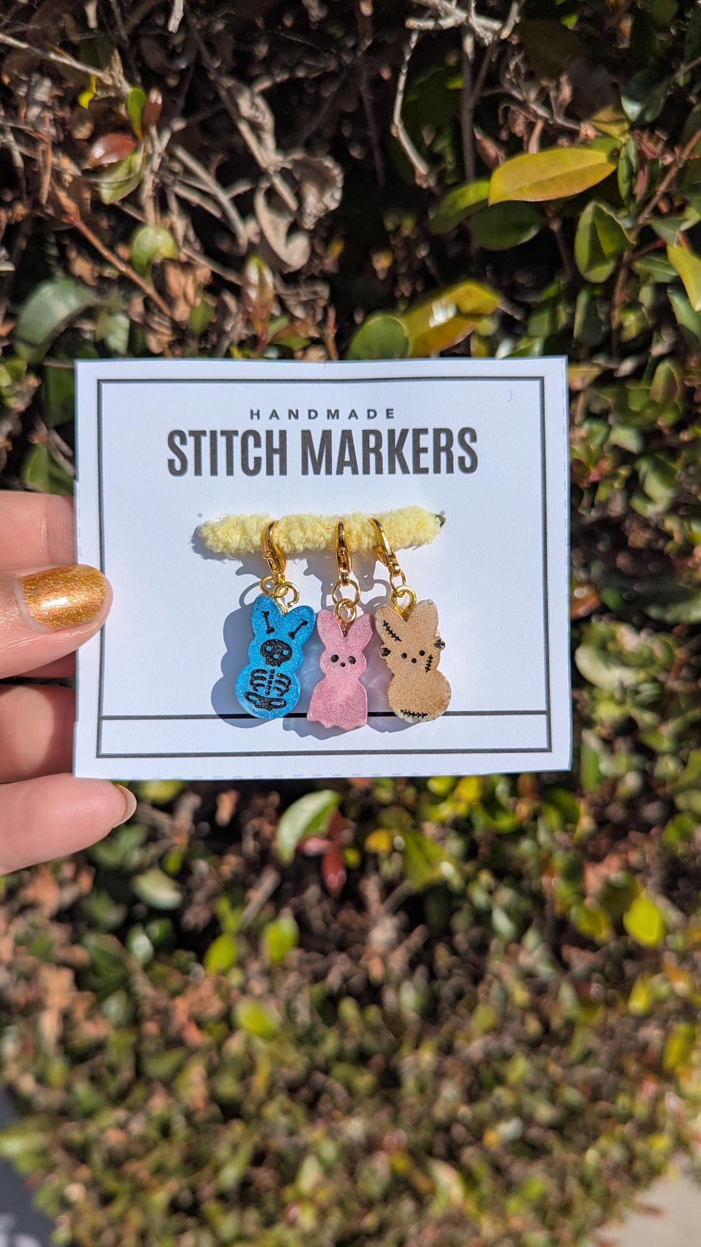 Creepy Easter Stitch Markers