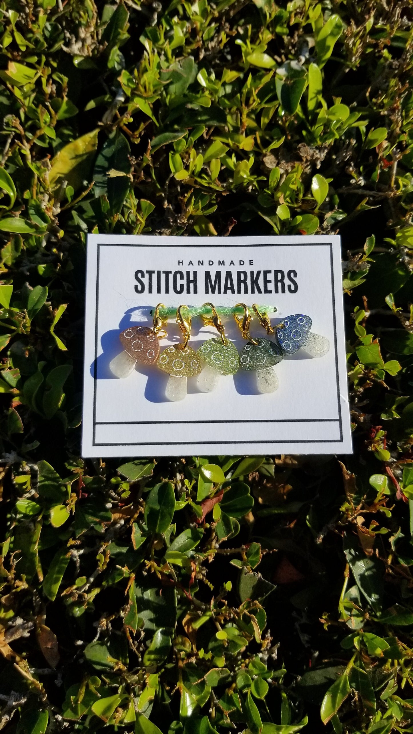 Mushroom Stitch Markers