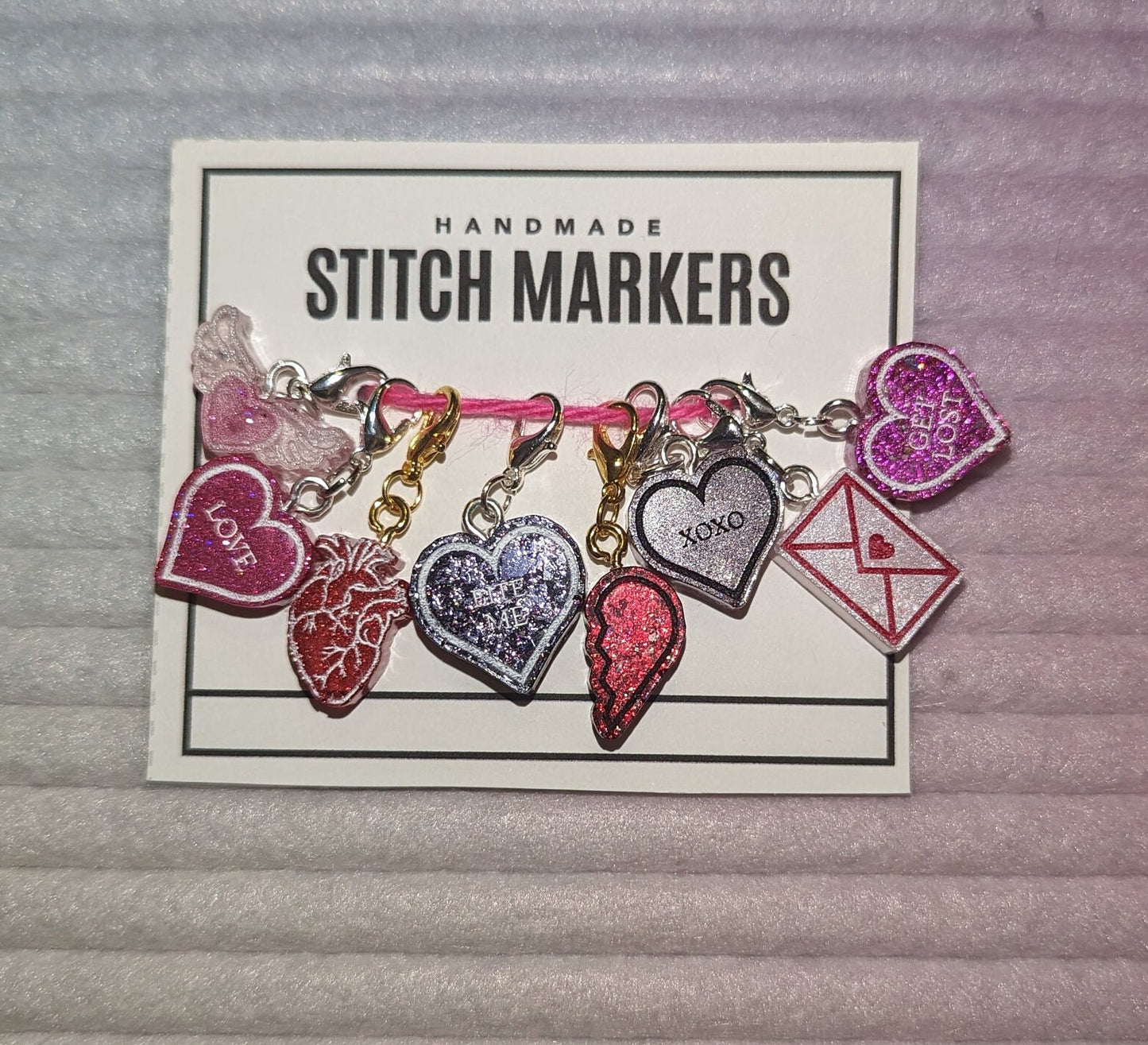 Valentine's Day Stitch Markers