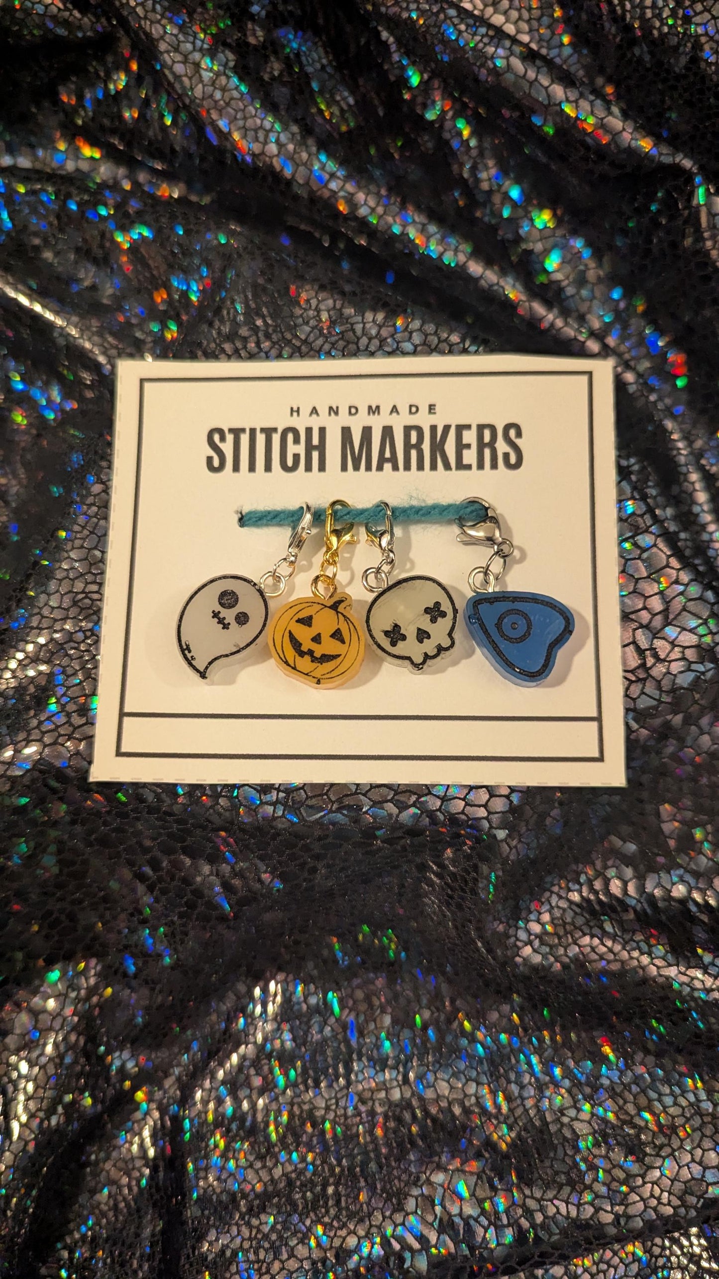Glow in the Dark Halloween Stitch Markers