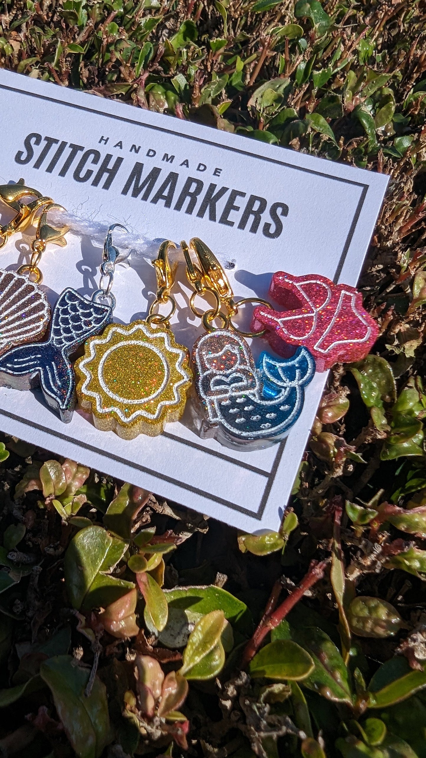 Summer Beach Stitch Markers