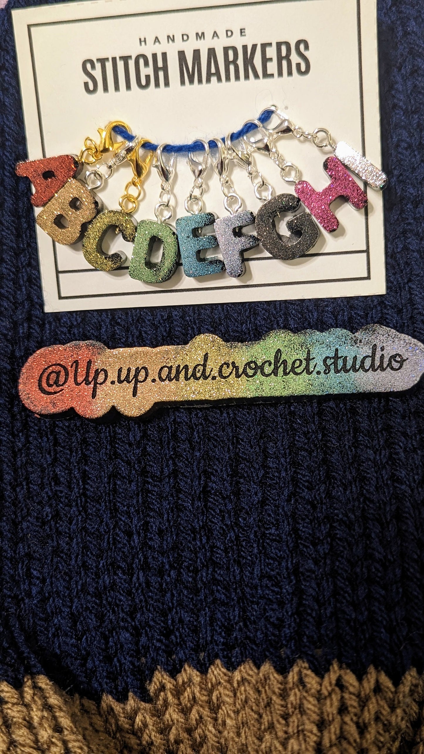 Letter Stitch Markers