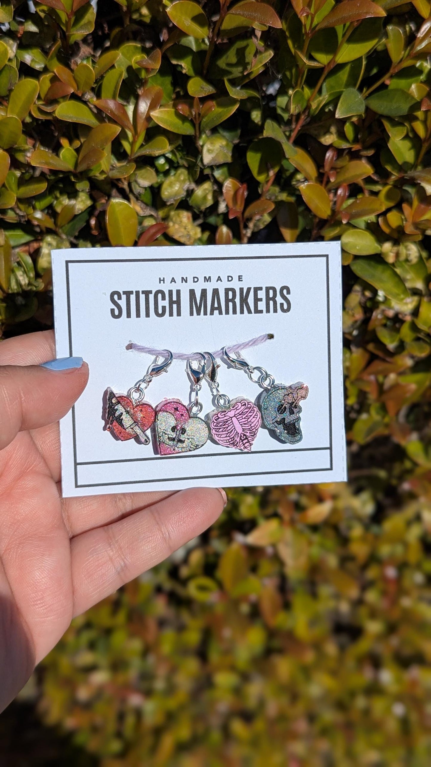 Bloody Valentine Stitch Markers