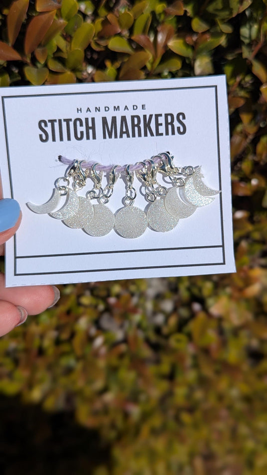 Moon Phase Stitch Markers