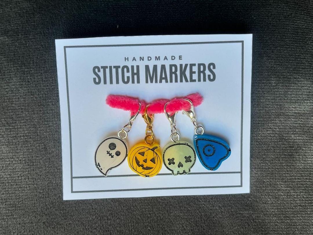 Glow in the Dark Halloween Stitch Markers