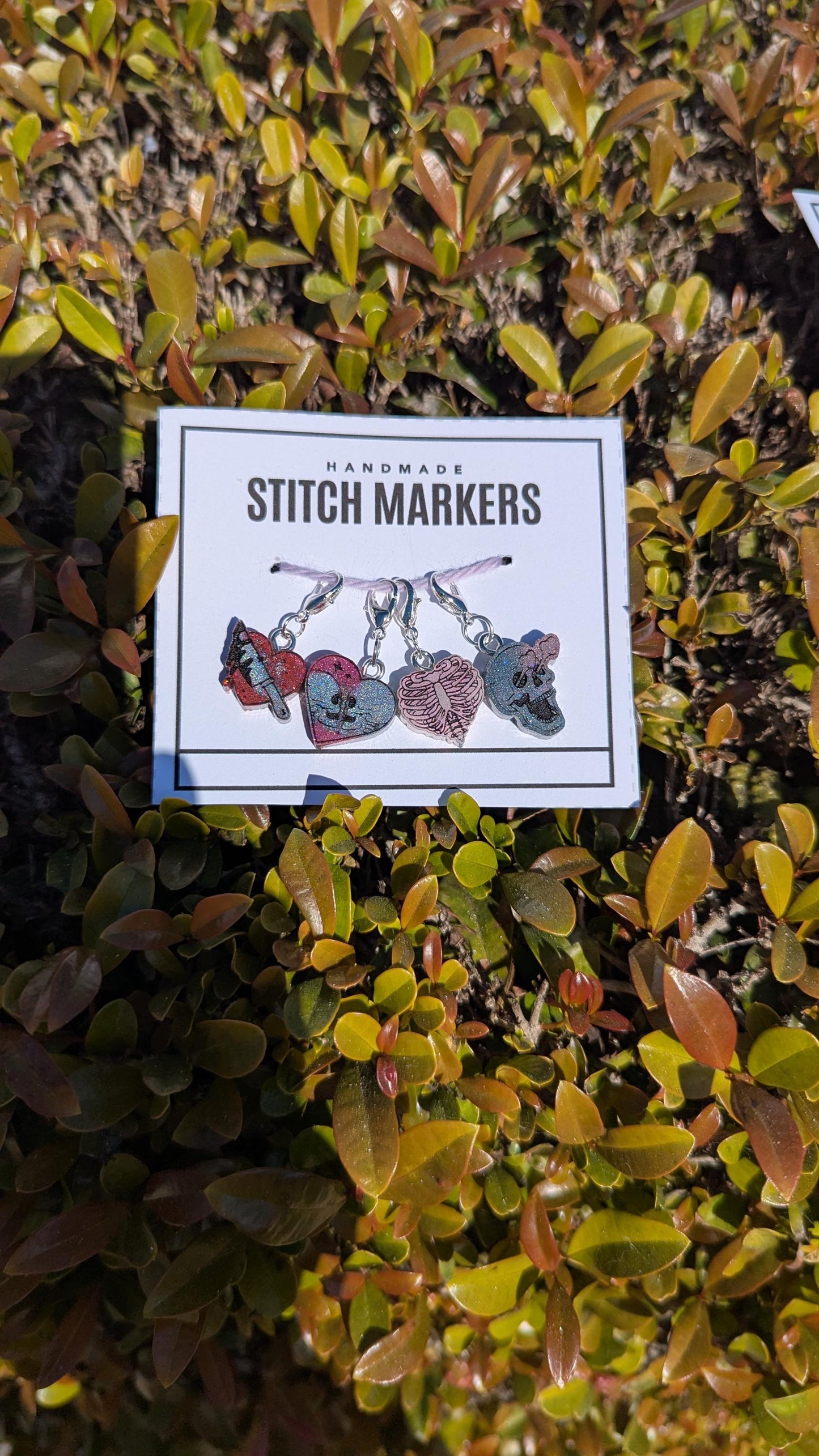 Bloody Valentine Stitch Markers