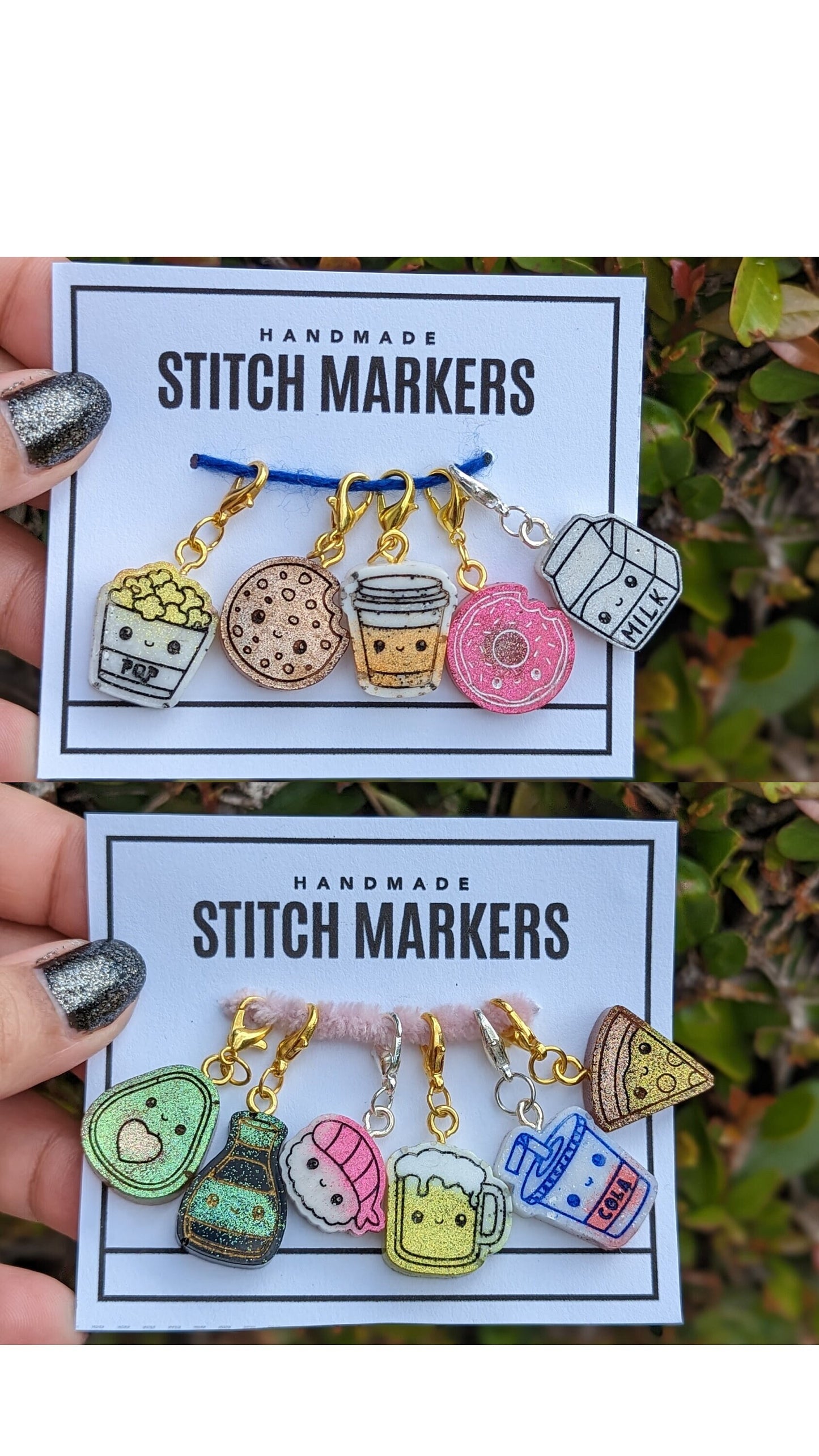 Food and Snacks Stitch Markers