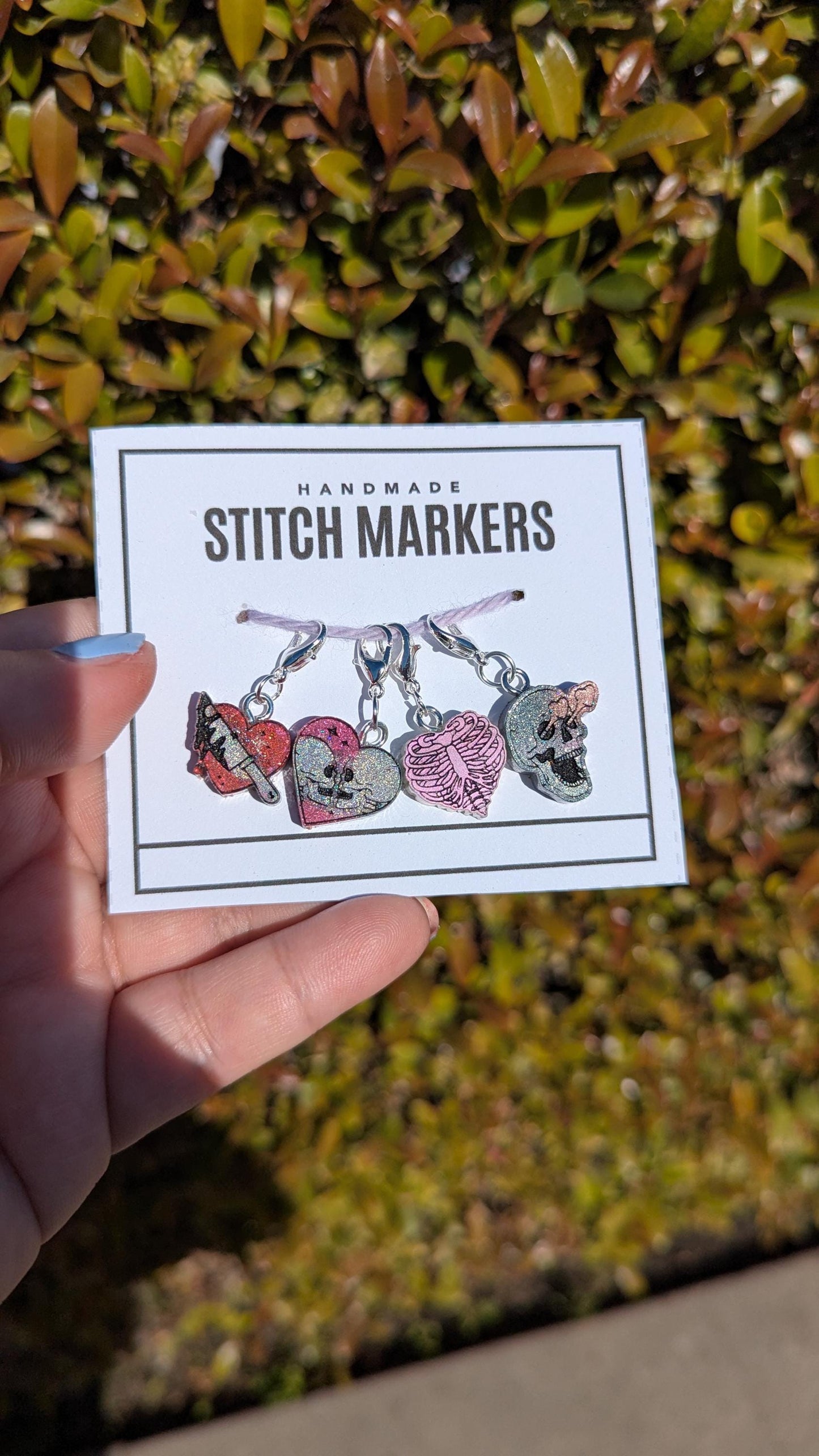 Bloody Valentine Stitch Markers