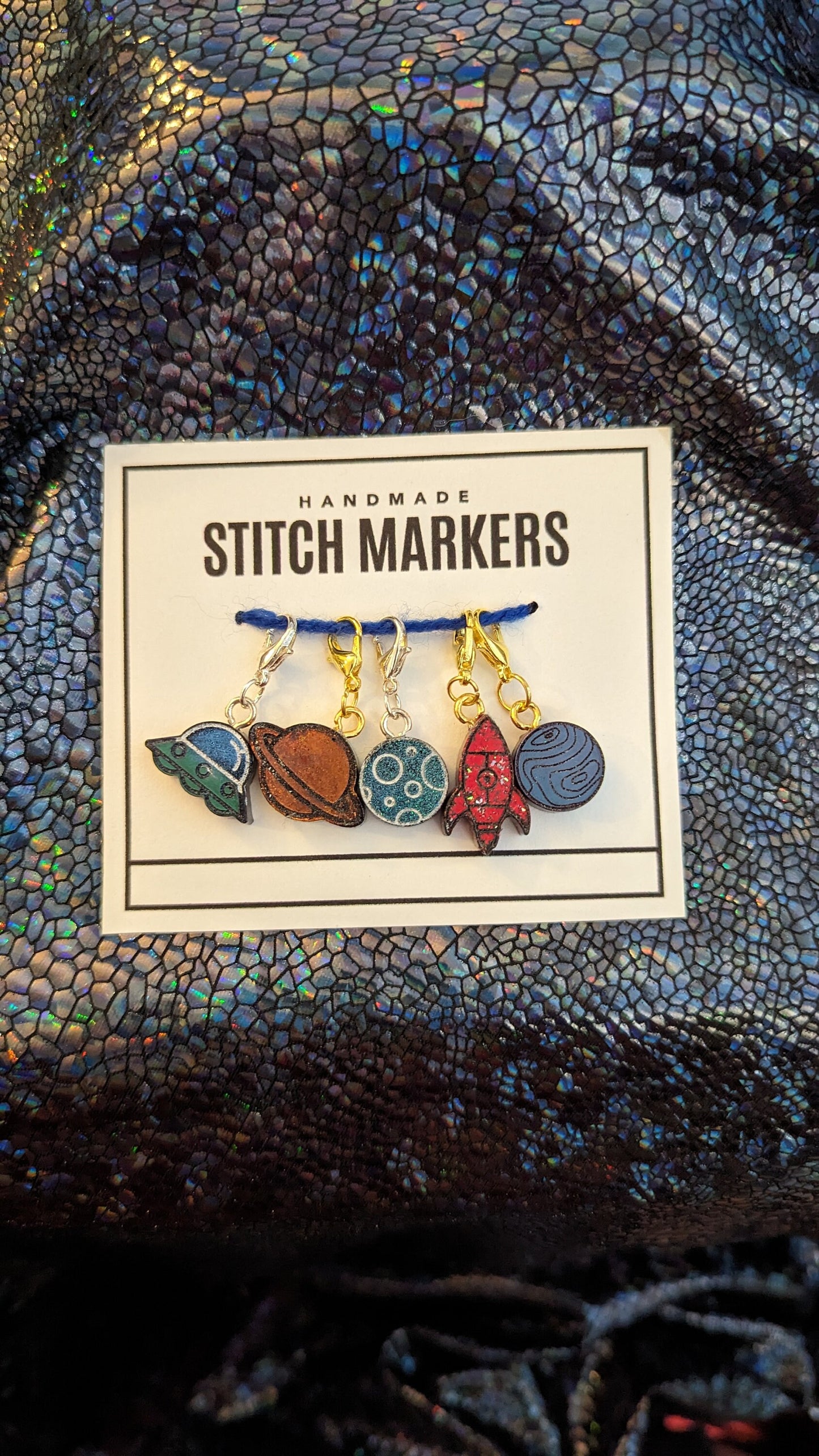 Outer Space Stitch Markers
