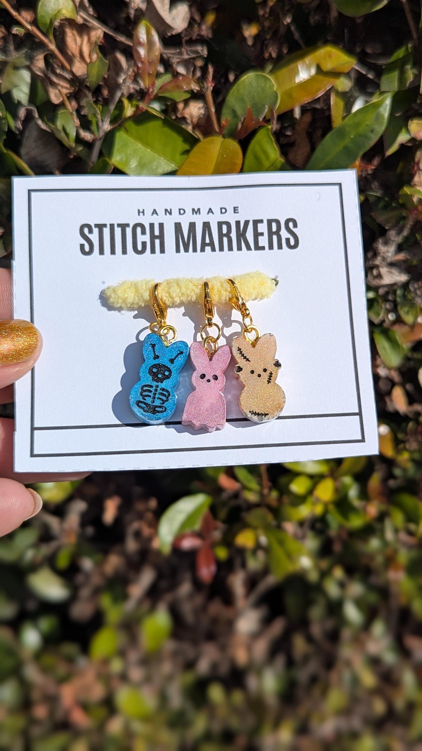 Creepy Easter Stitch Markers