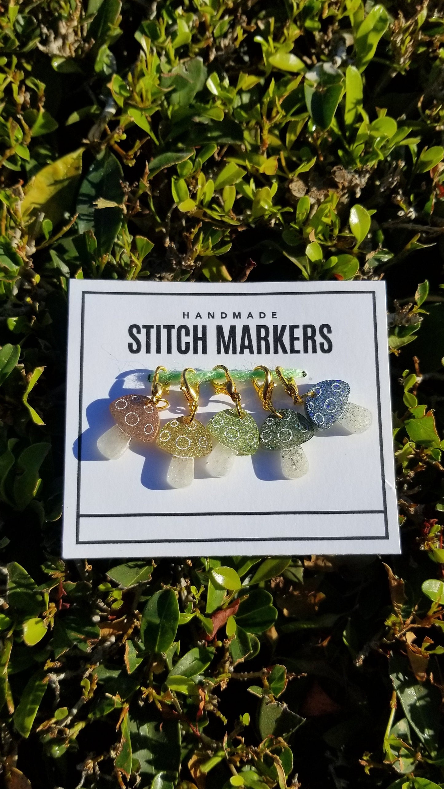 Mushroom Stitch Markers