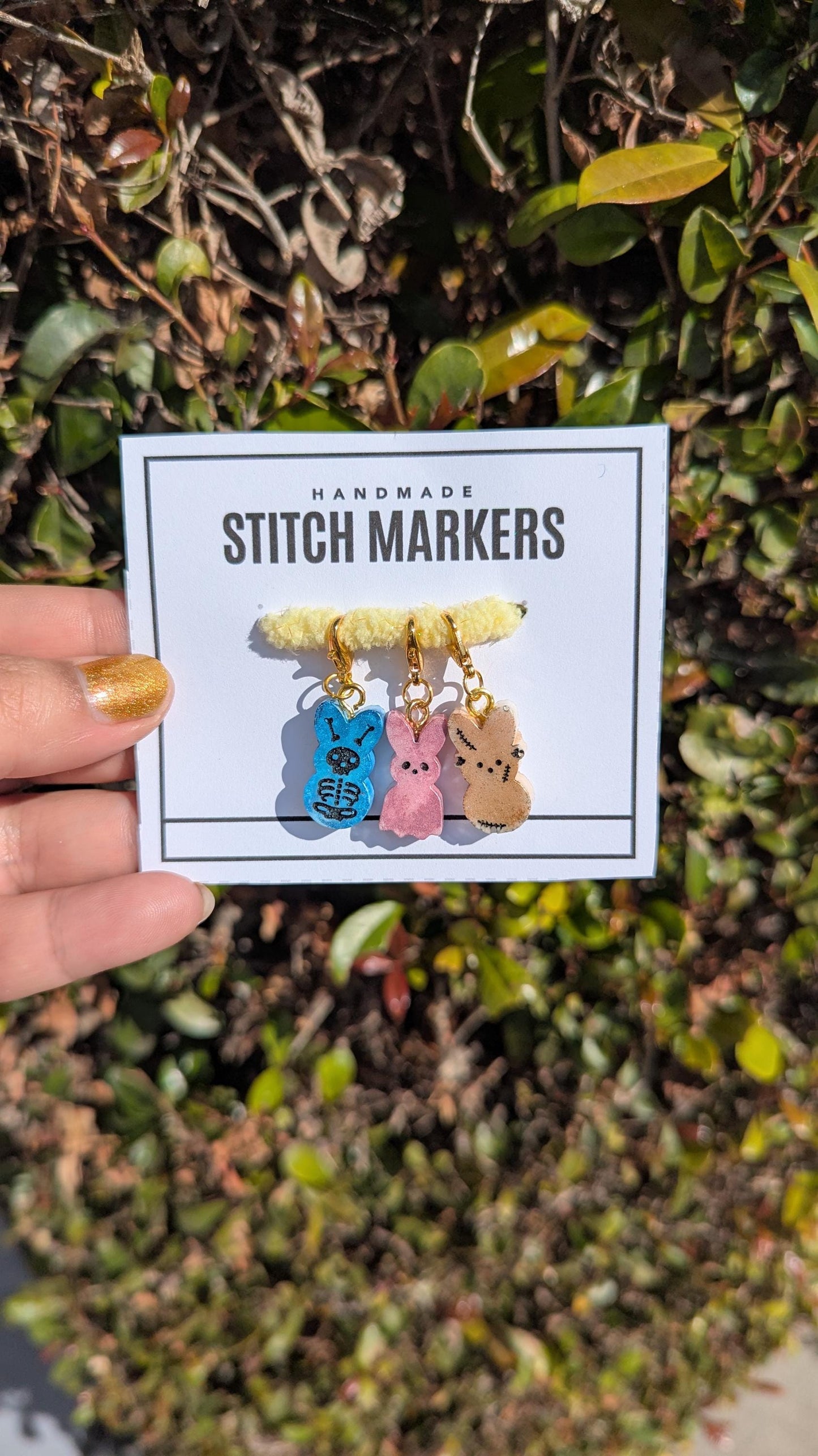 Creepy Easter Stitch Markers