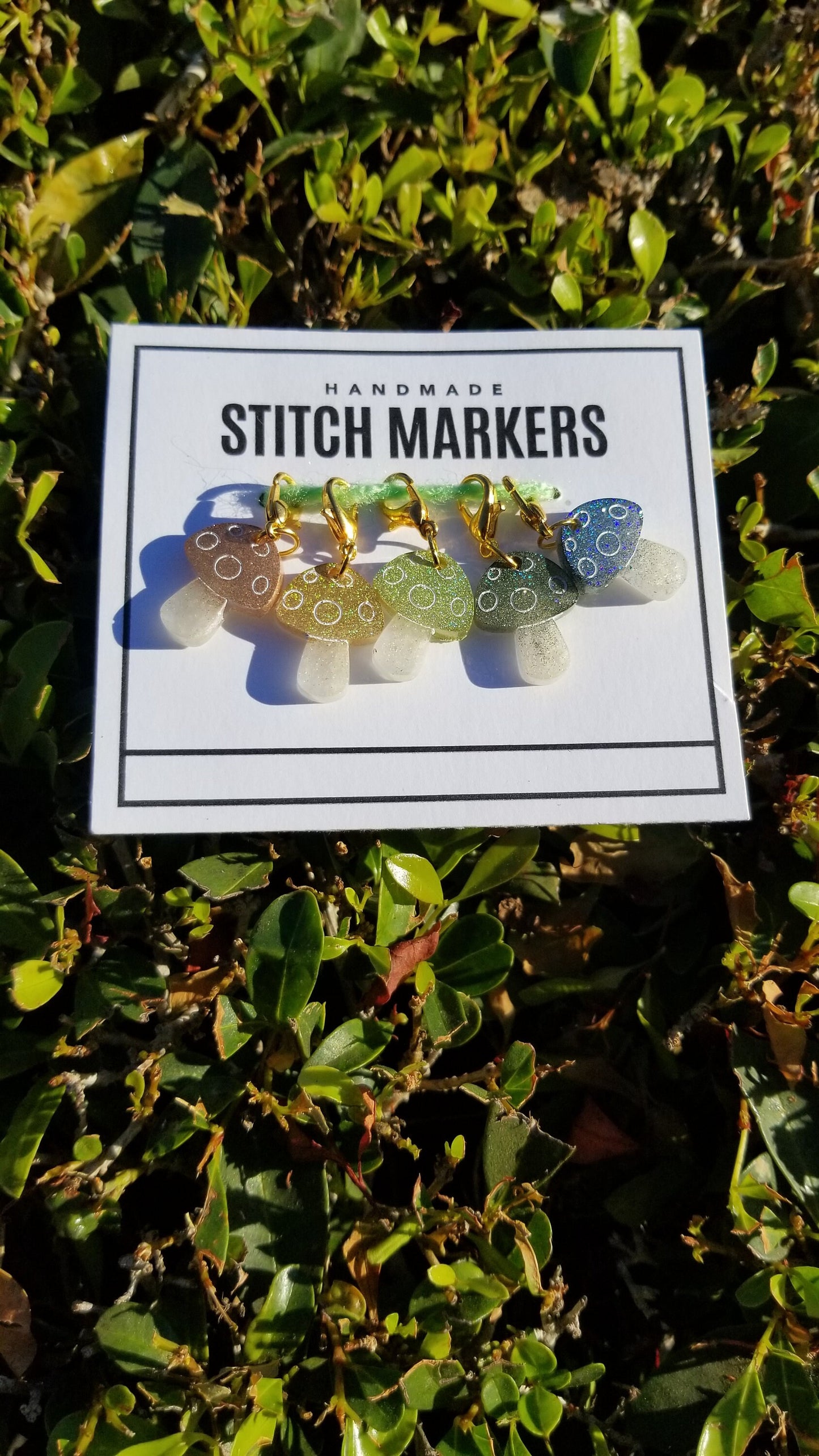 Mushroom Stitch Markers