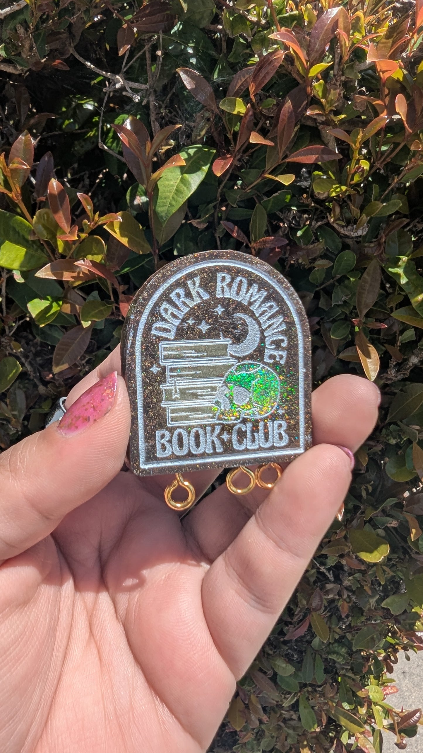 Dark Romance Book Club Stitch Marker Pin