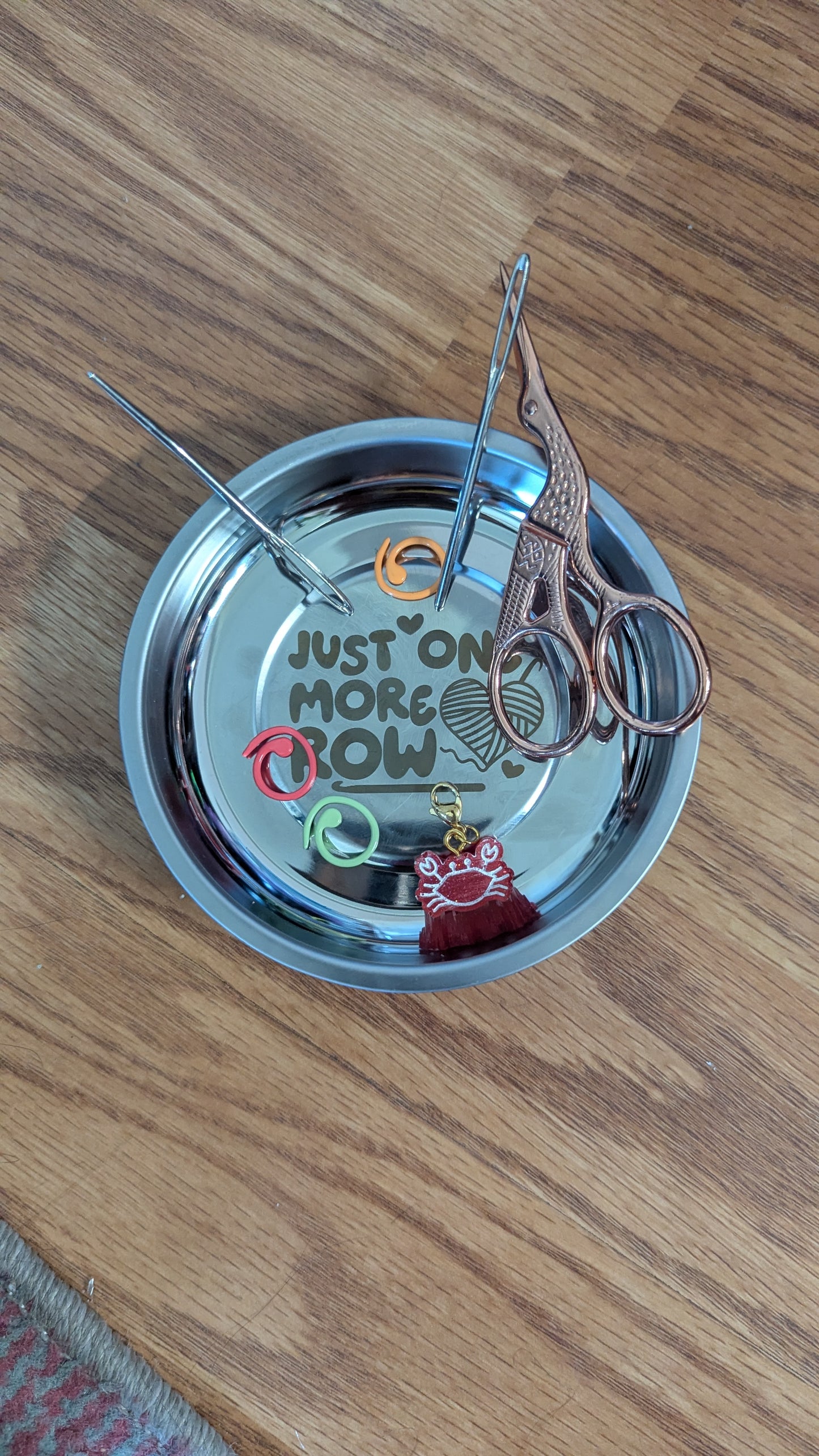 Magnetic Crochet Dish - Just One More Row