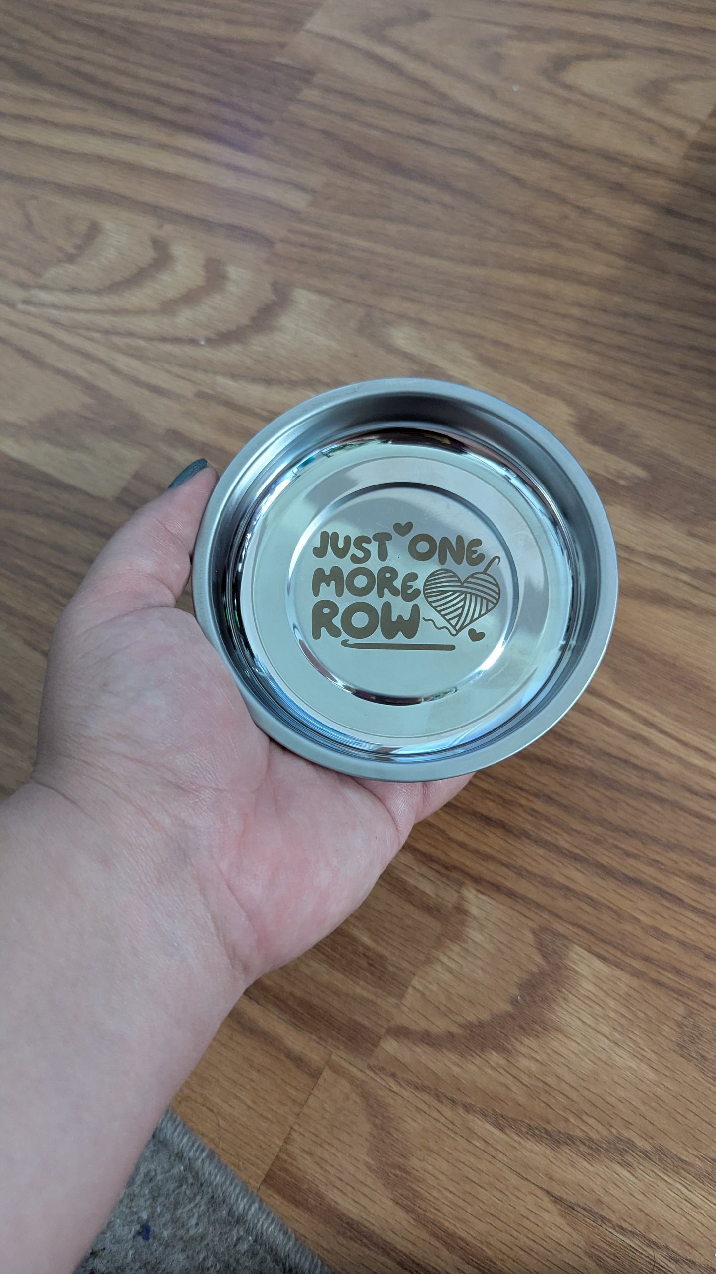 Magnetic Crochet Dish - Just One More Row