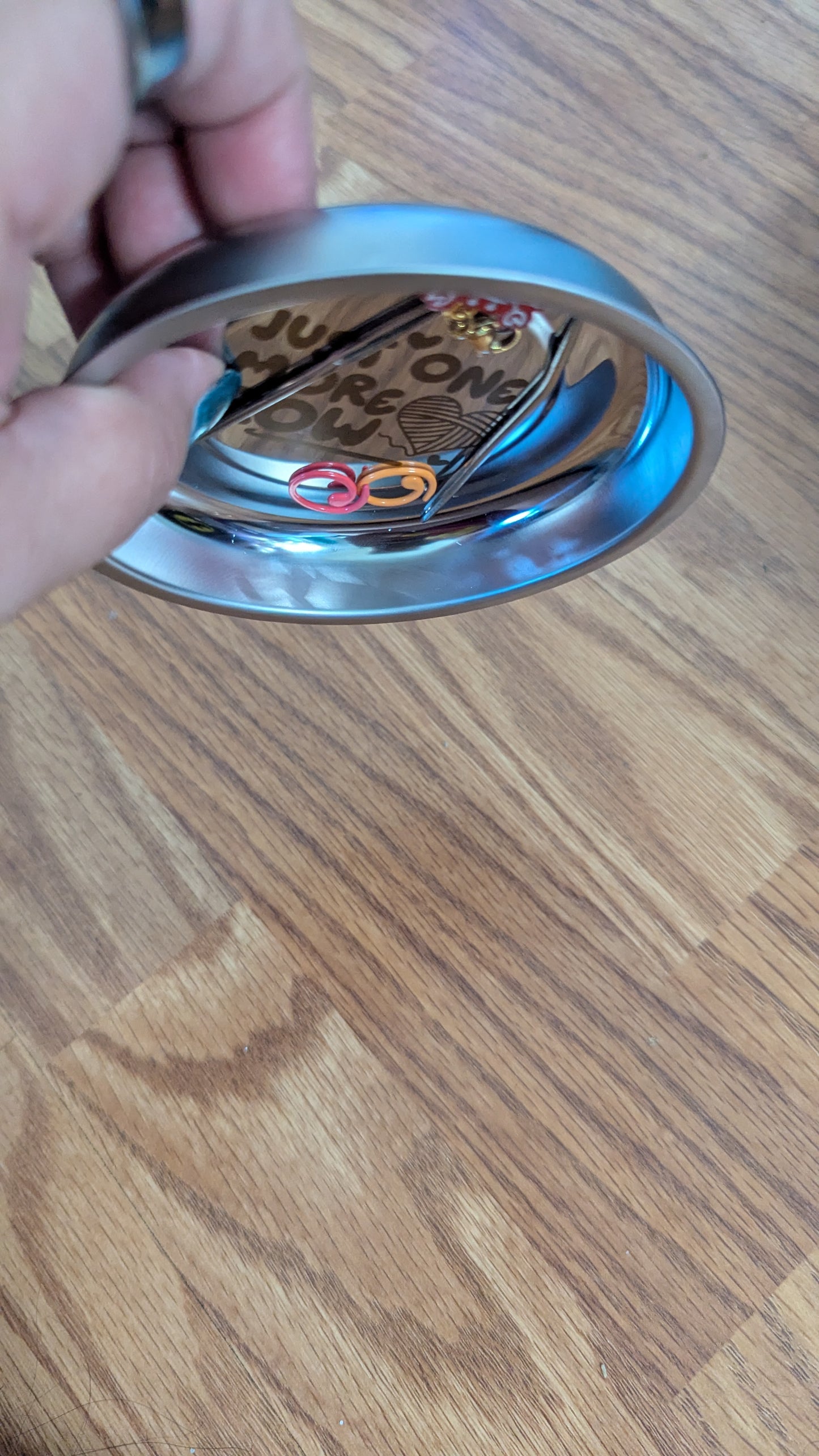 Magnetic Crochet Dish - Just One More Row