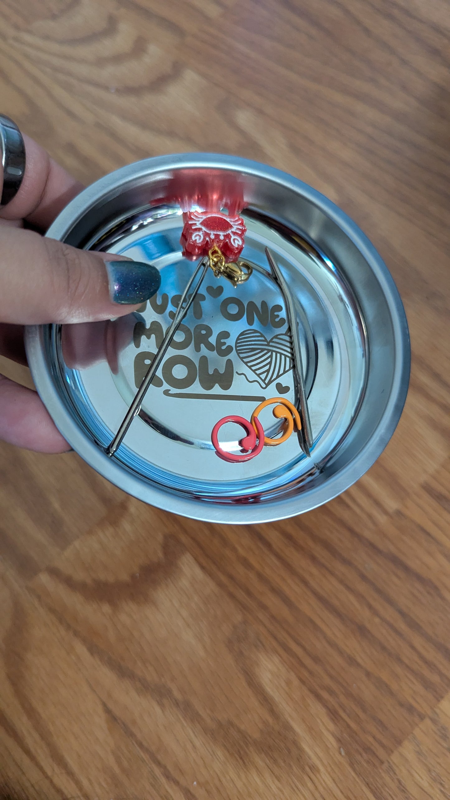 Magnetic Crochet Dish - Just One More Row
