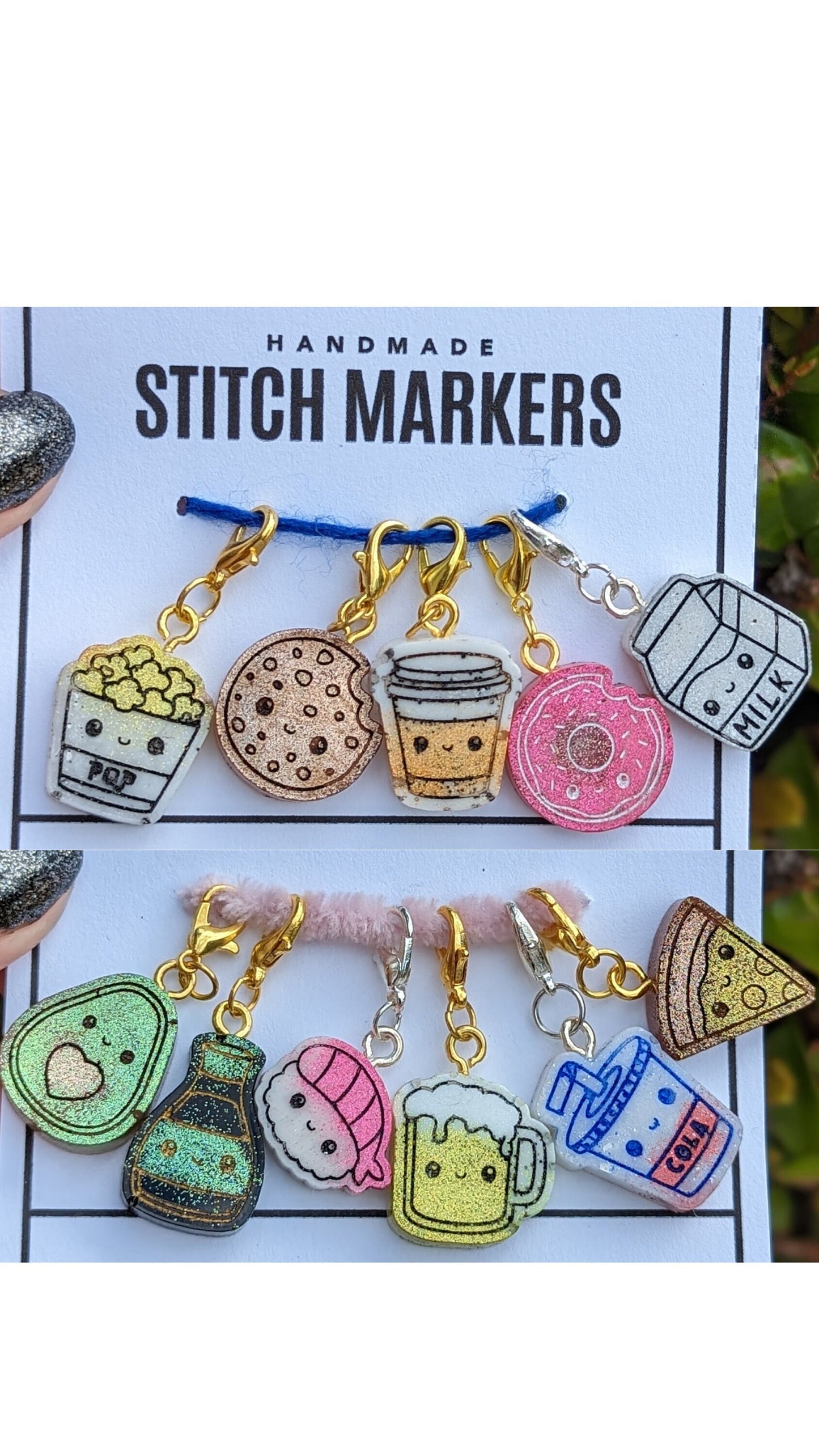 Food and Snacks Stitch Markers
