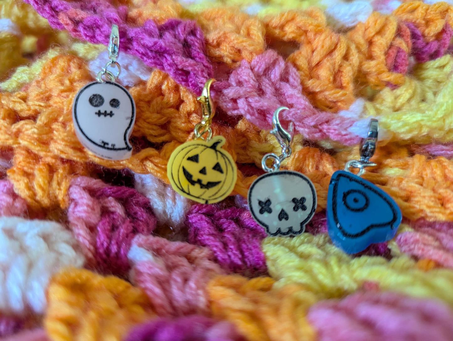 Glow in the Dark Halloween Stitch Markers