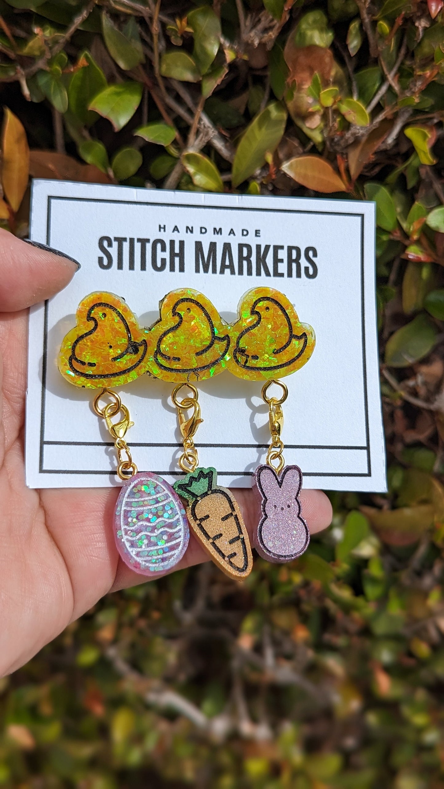 Easter Stitch Marker Pin