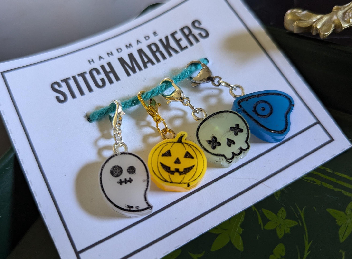 Glow in the Dark Halloween Stitch Markers