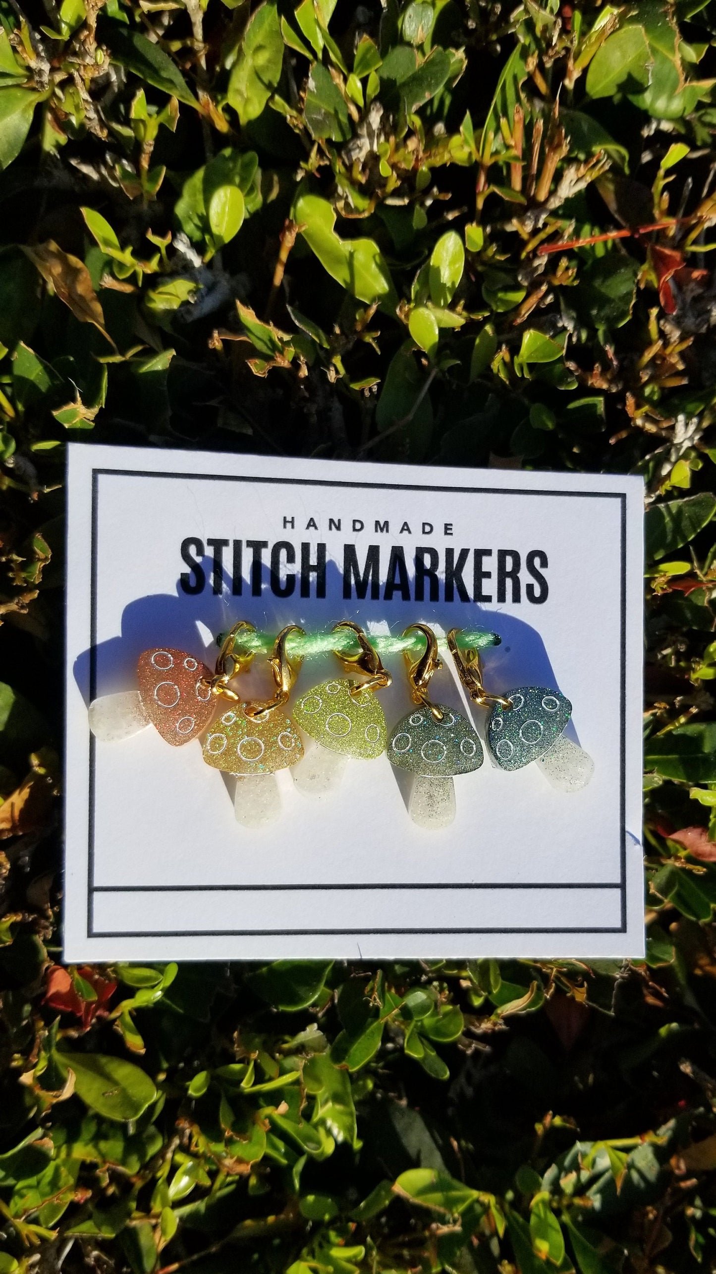 Mushroom Stitch Markers