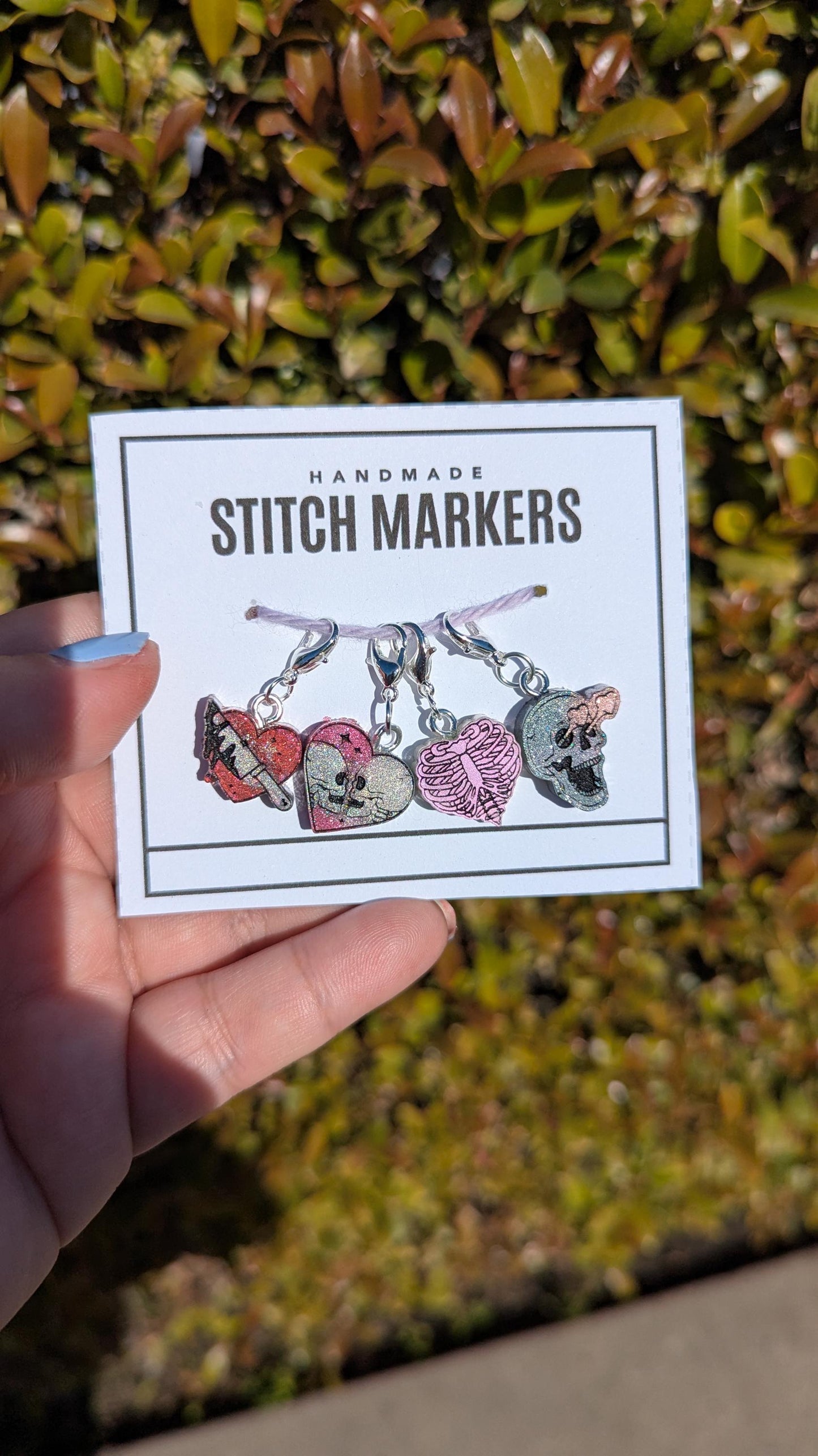 Bloody Valentine Stitch Markers