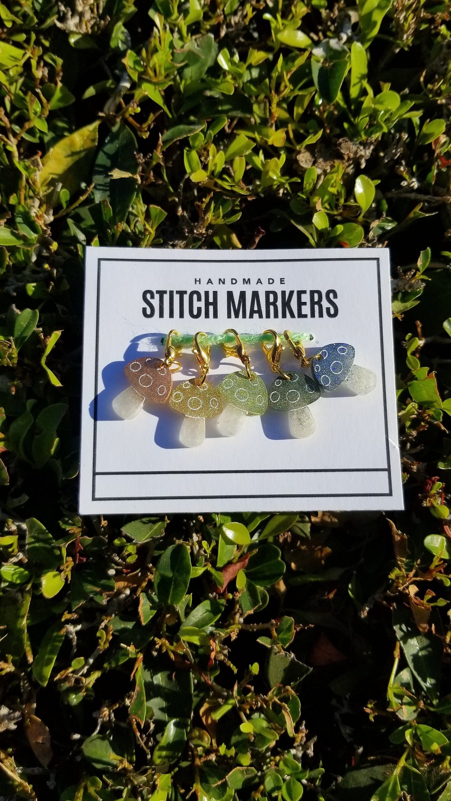 Mushroom Stitch Markers