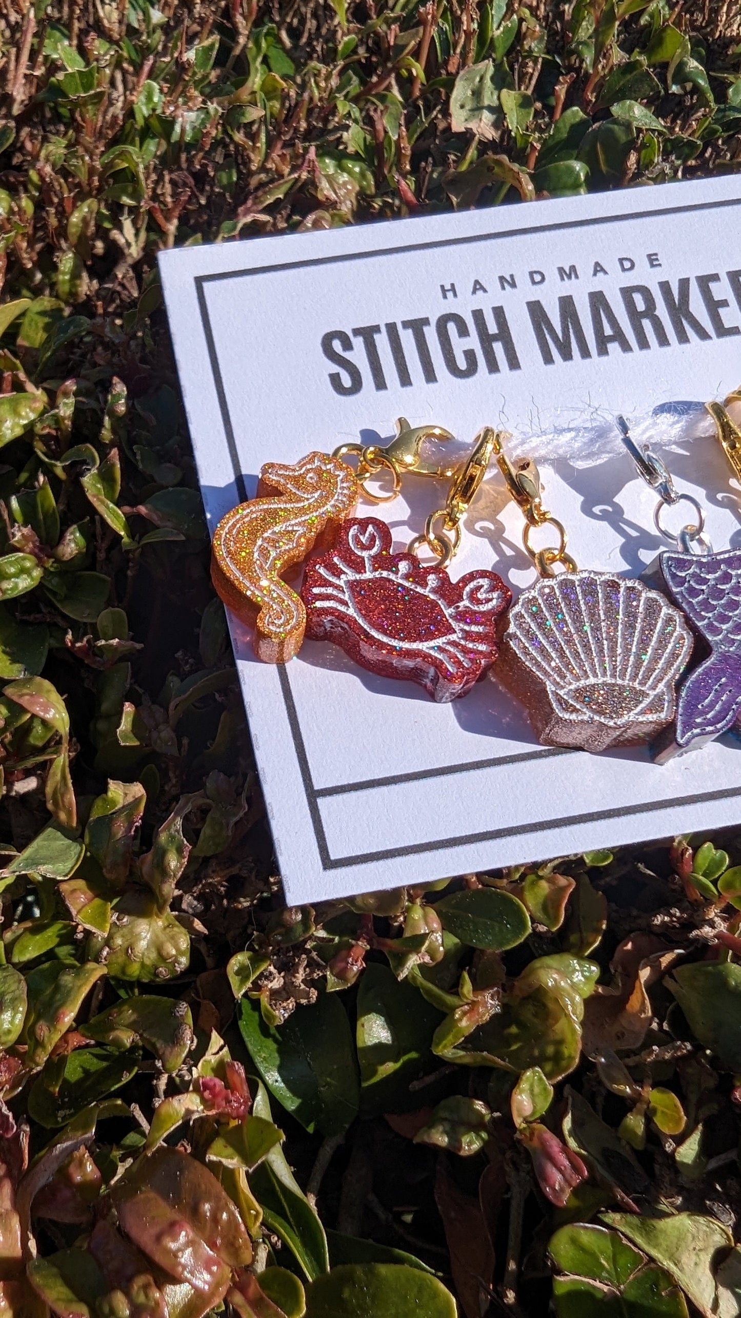 Summer Beach Stitch Markers