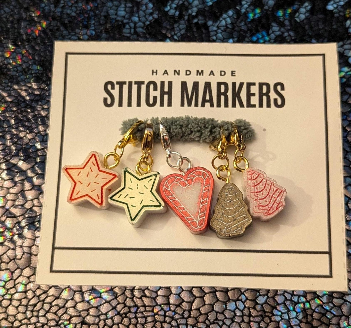 Holiday Treats Stitch Markers