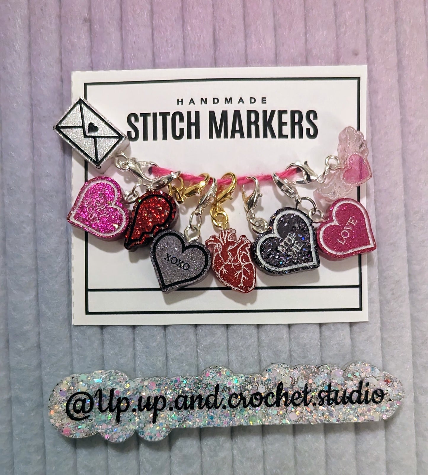 Valentine's Day Stitch Markers