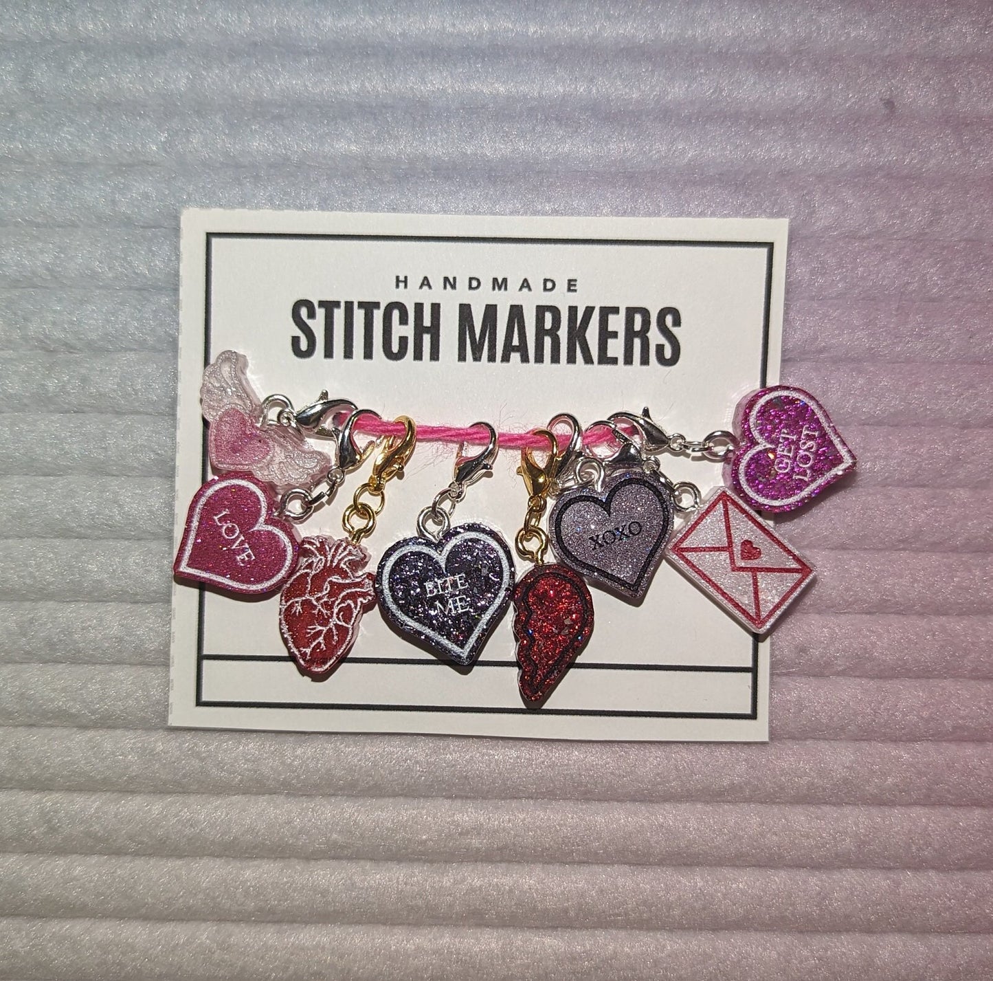 Valentine's Day Stitch Markers