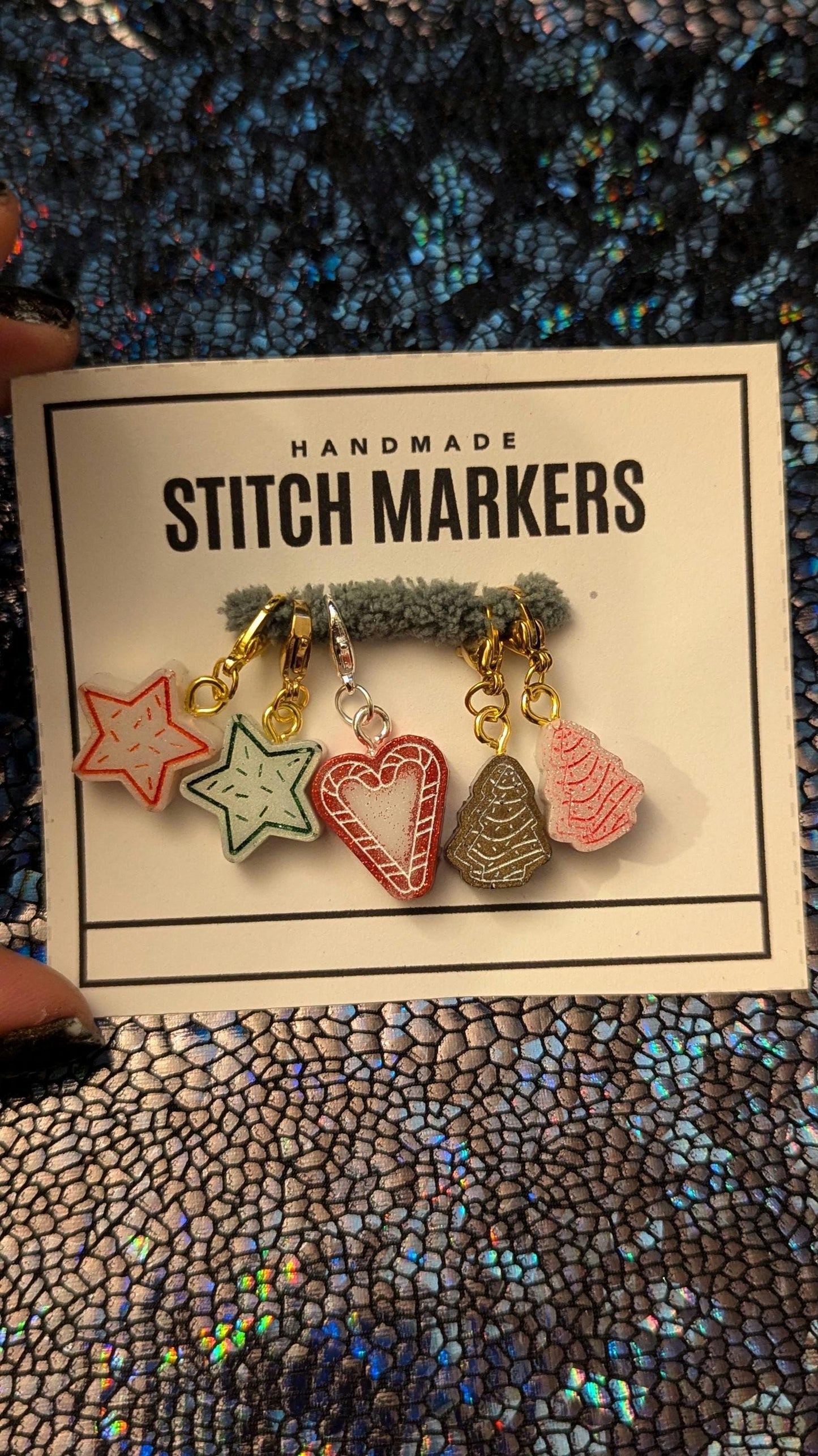 Holiday Treats Stitch Markers
