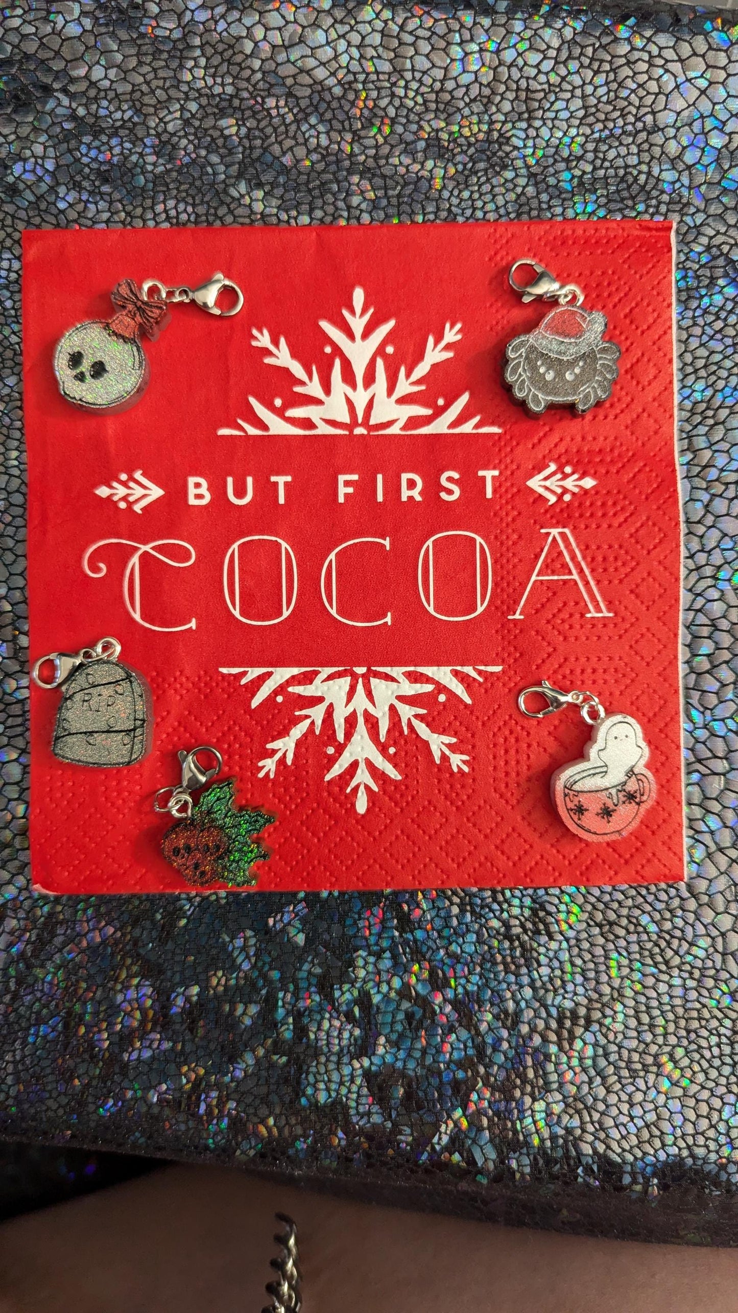 Creepy Christmas Stitch Markers