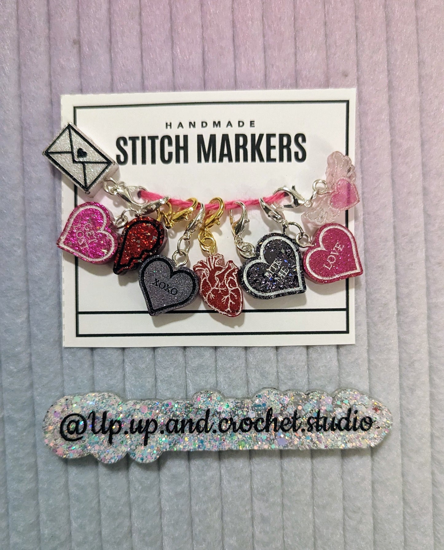 Valentine's Day Stitch Markers