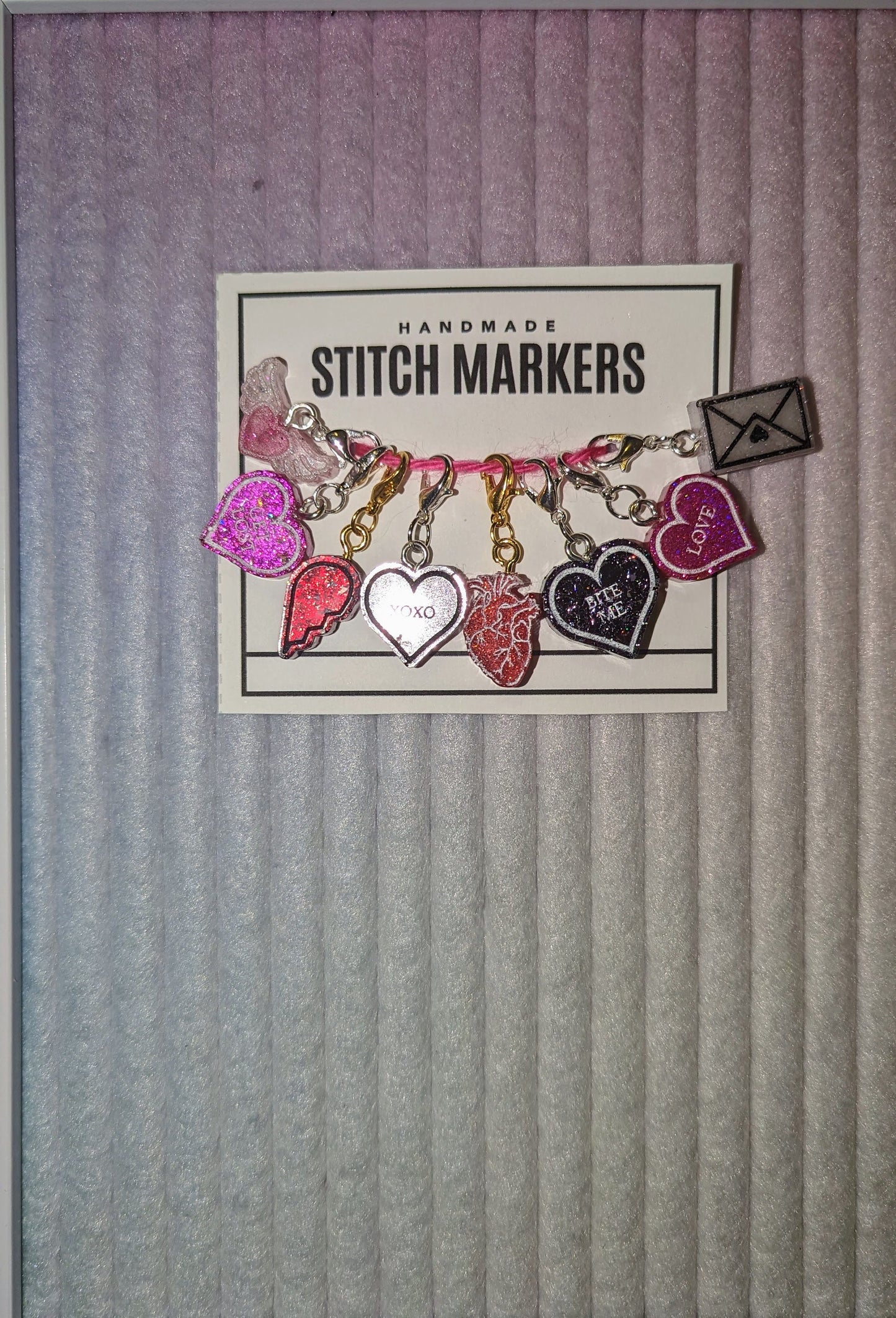 Valentine's Day Stitch Markers