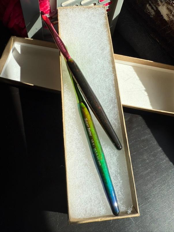 Mood Ring Crochet Hook Susan Bates - Color Changing Resin Crochet Hook