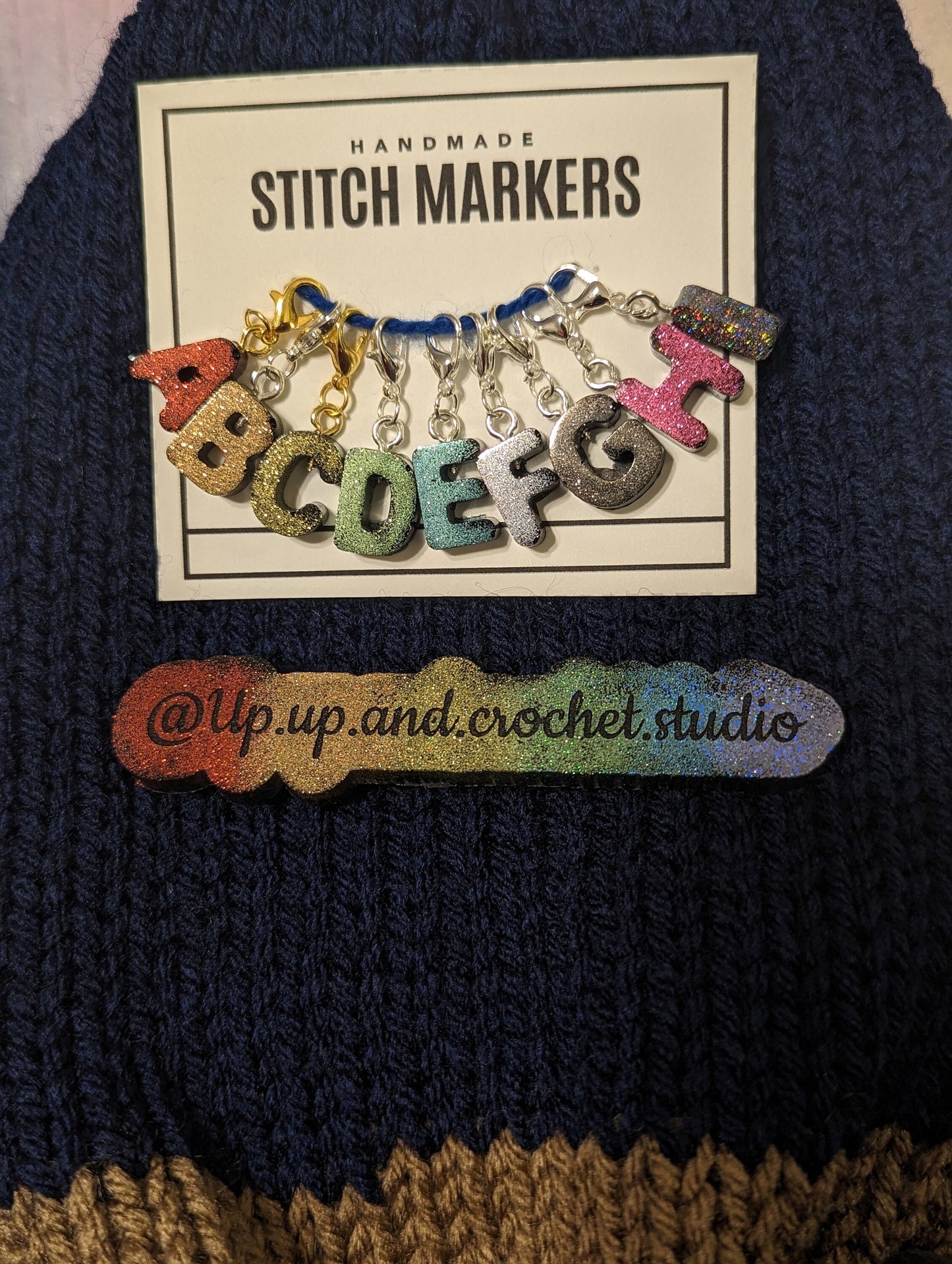 Letter Stitch Markers