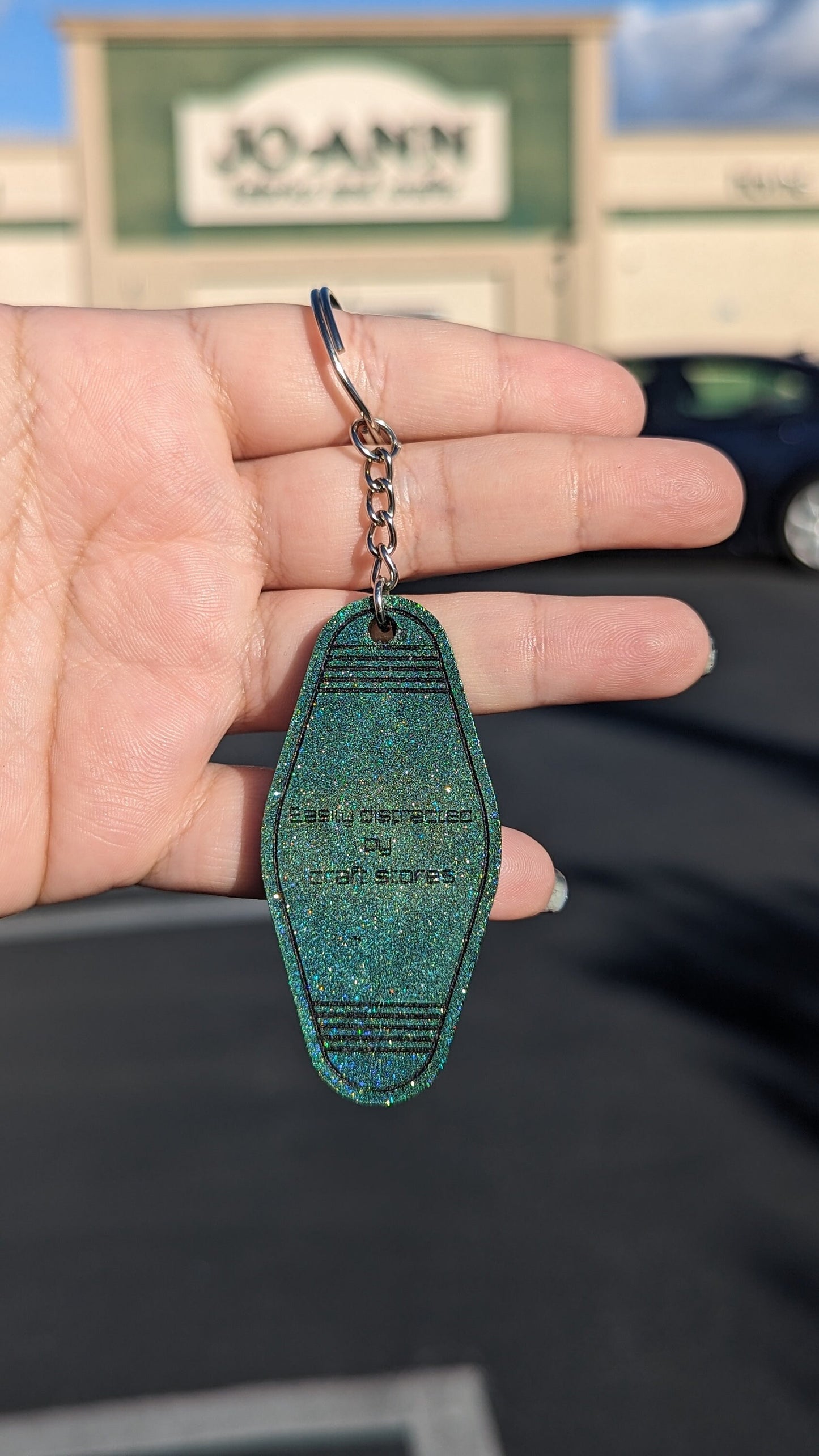Craft store keychain