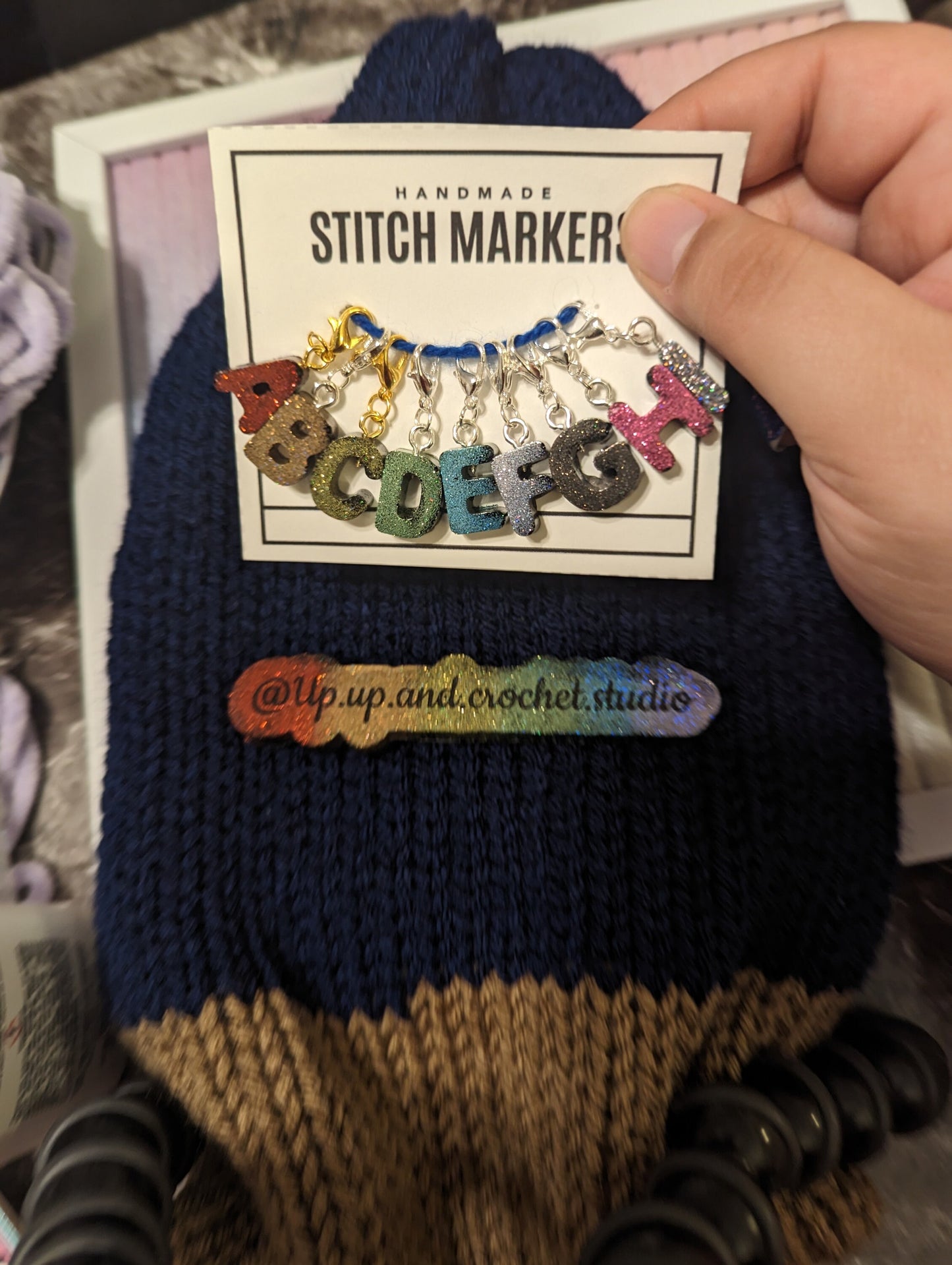Letter Stitch Markers