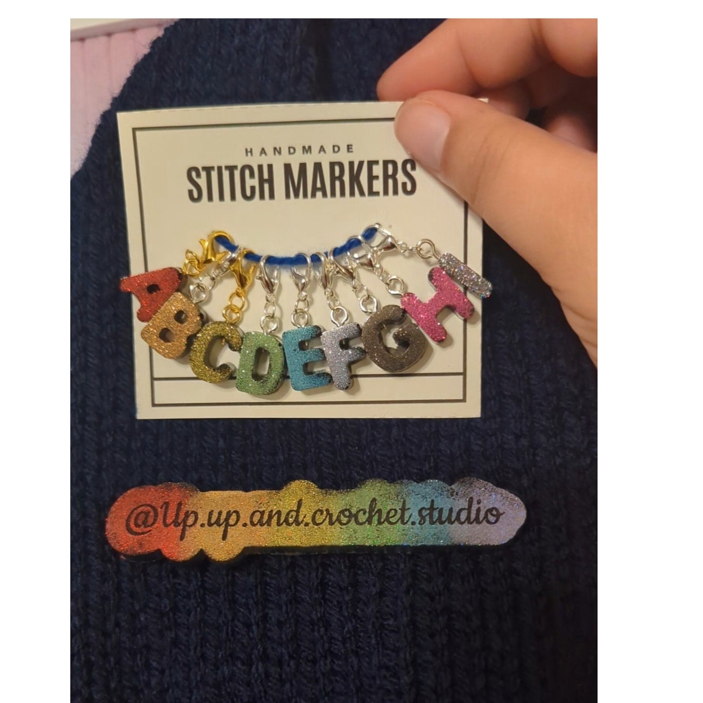 Letter Stitch Markers